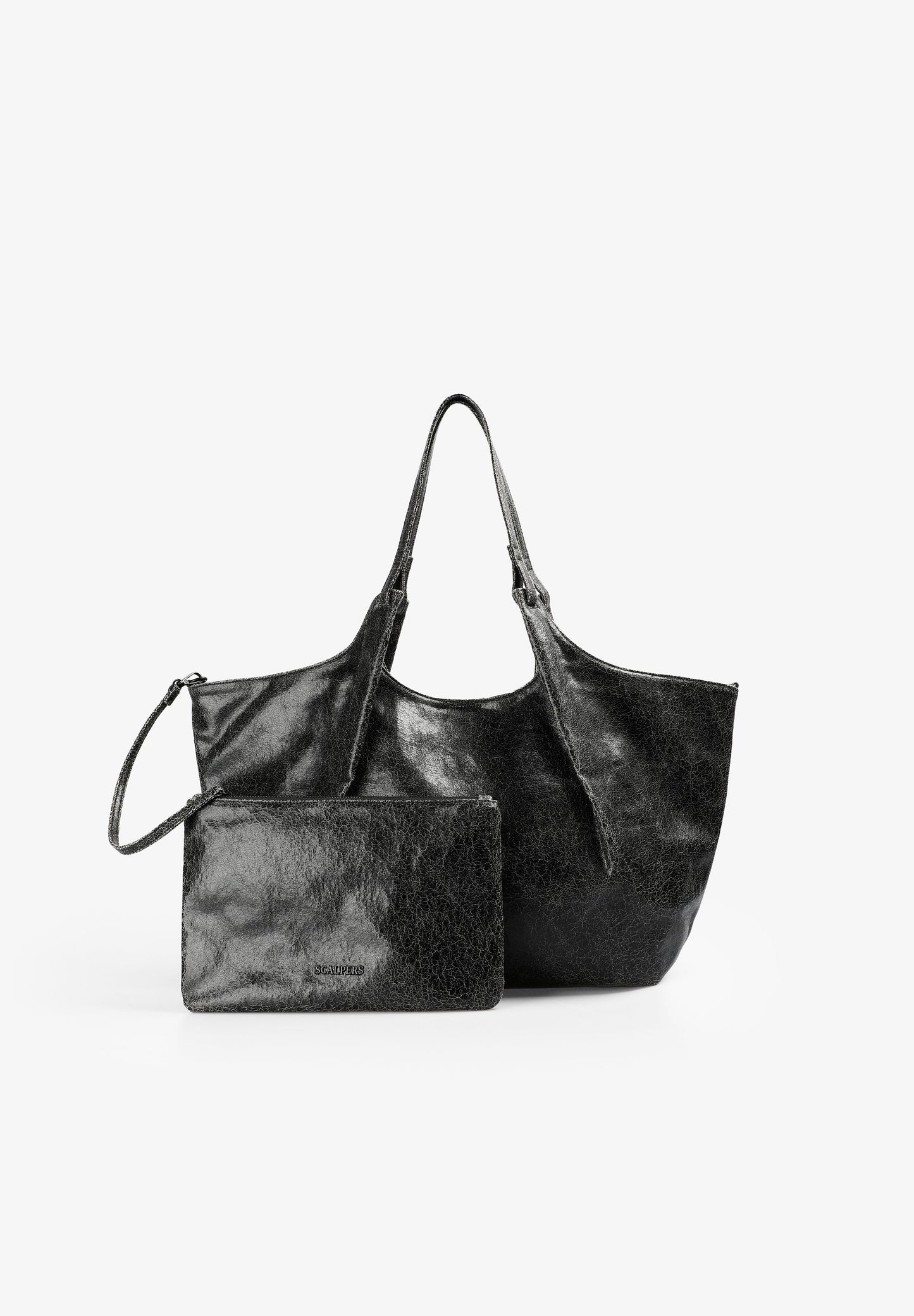 METALLIC TOTE BAG