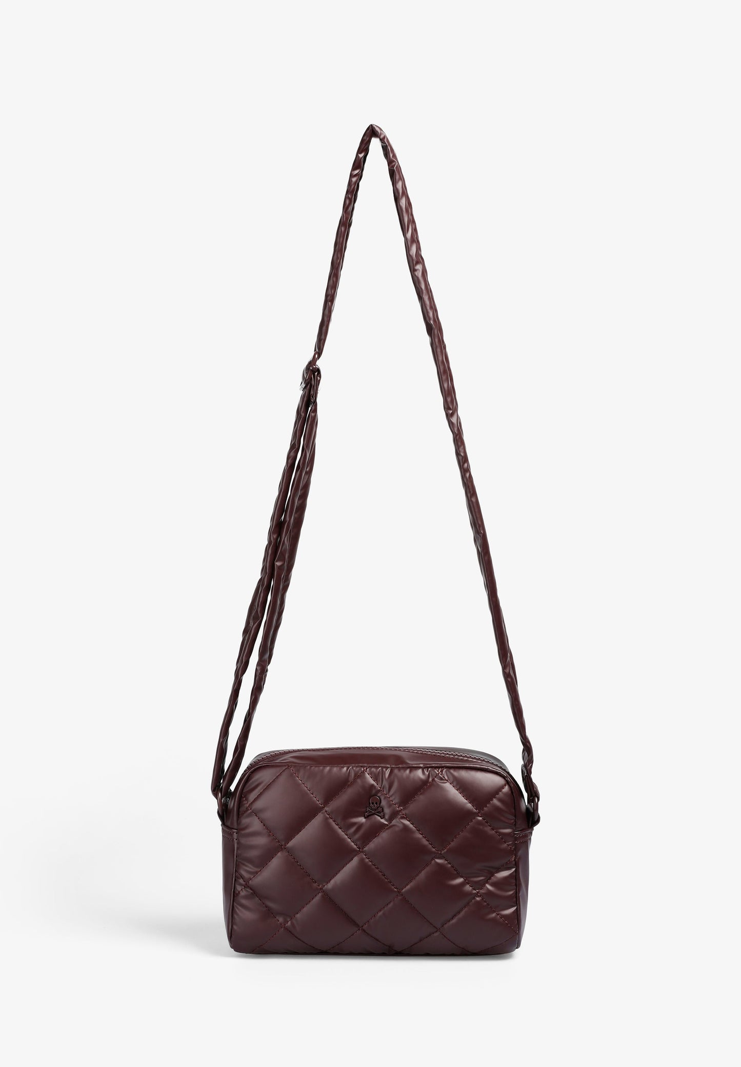 QUILTED METALLIC CROSSBODY BAG