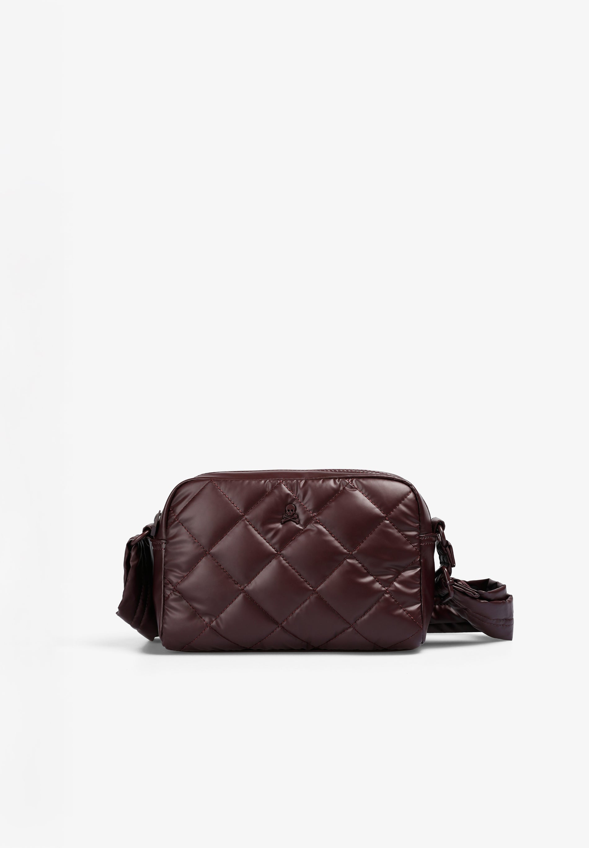 QUILTED METALLIC CROSSBODY BAG