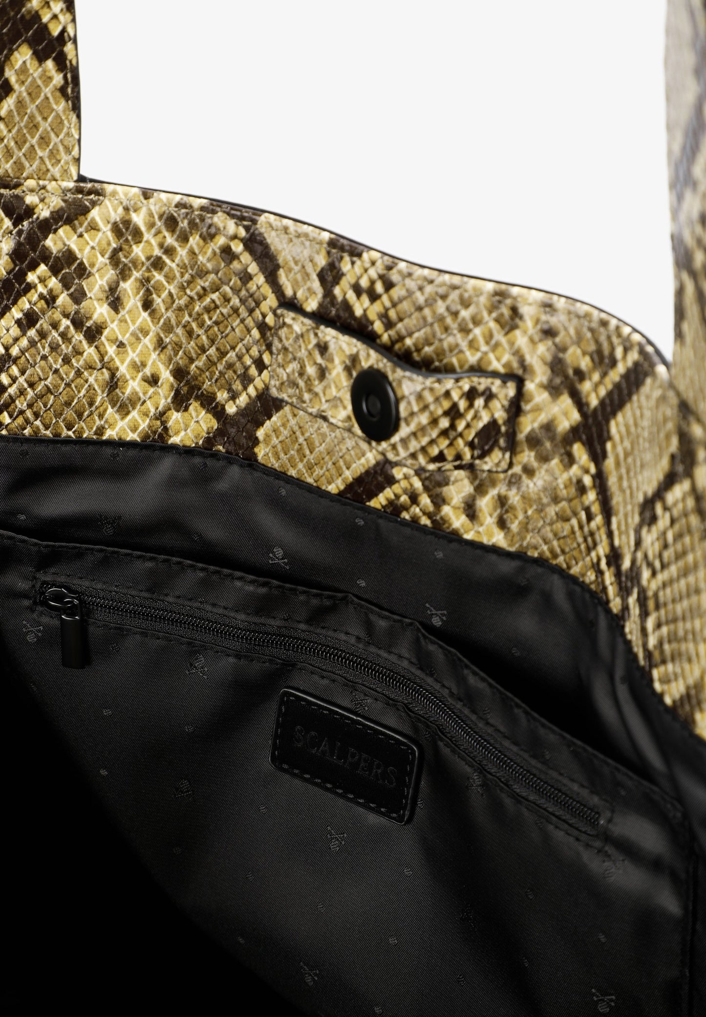 ANIMAL PRINT DETAIL SHOPPER BAG