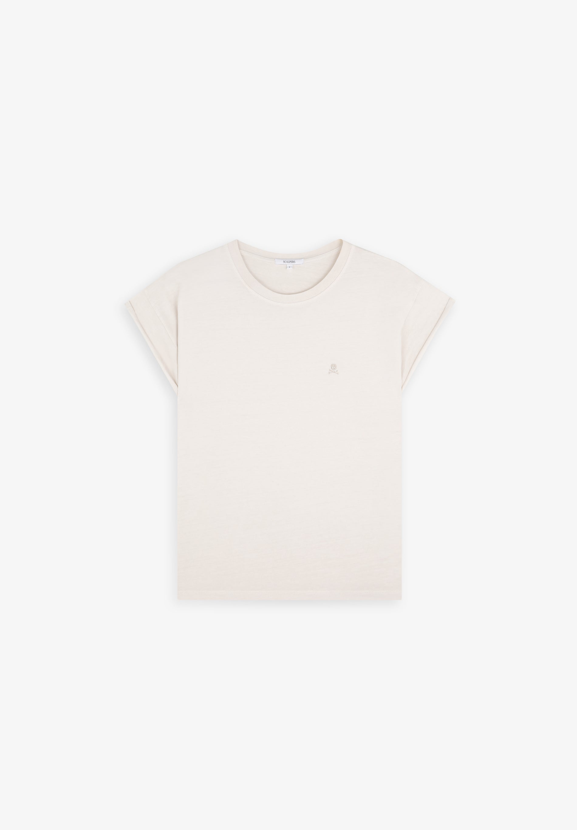 CAMISETA CALAVERA BORDADA - Scalpers