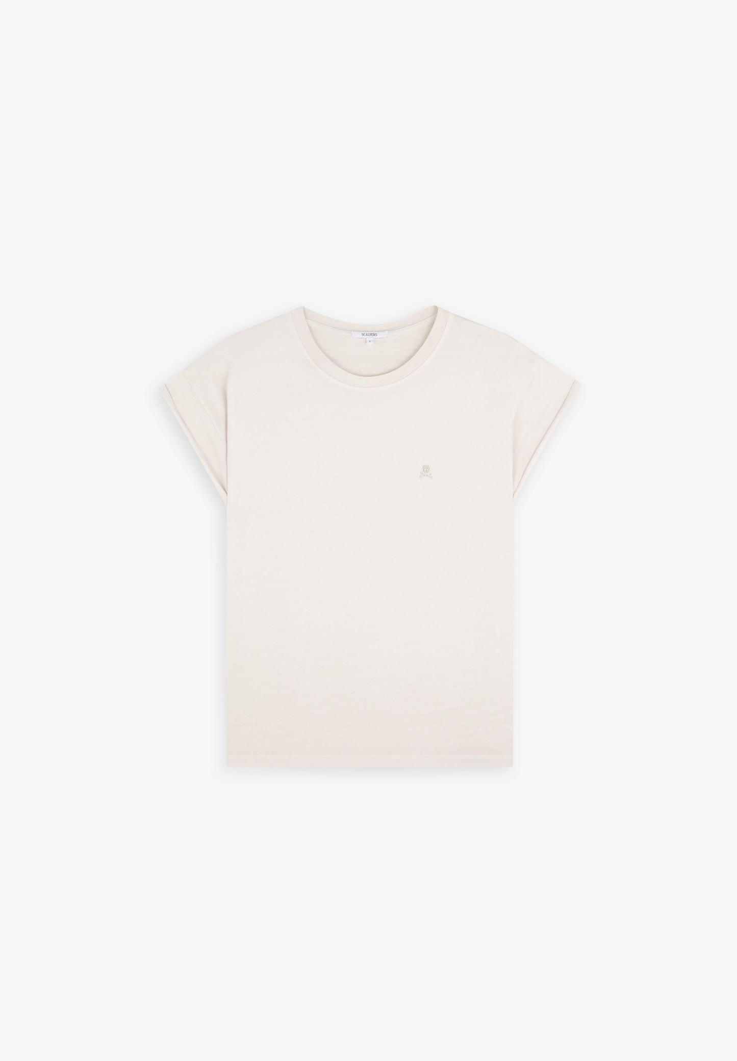 CAMISETA CALAVERA BORDADA - Scalpers