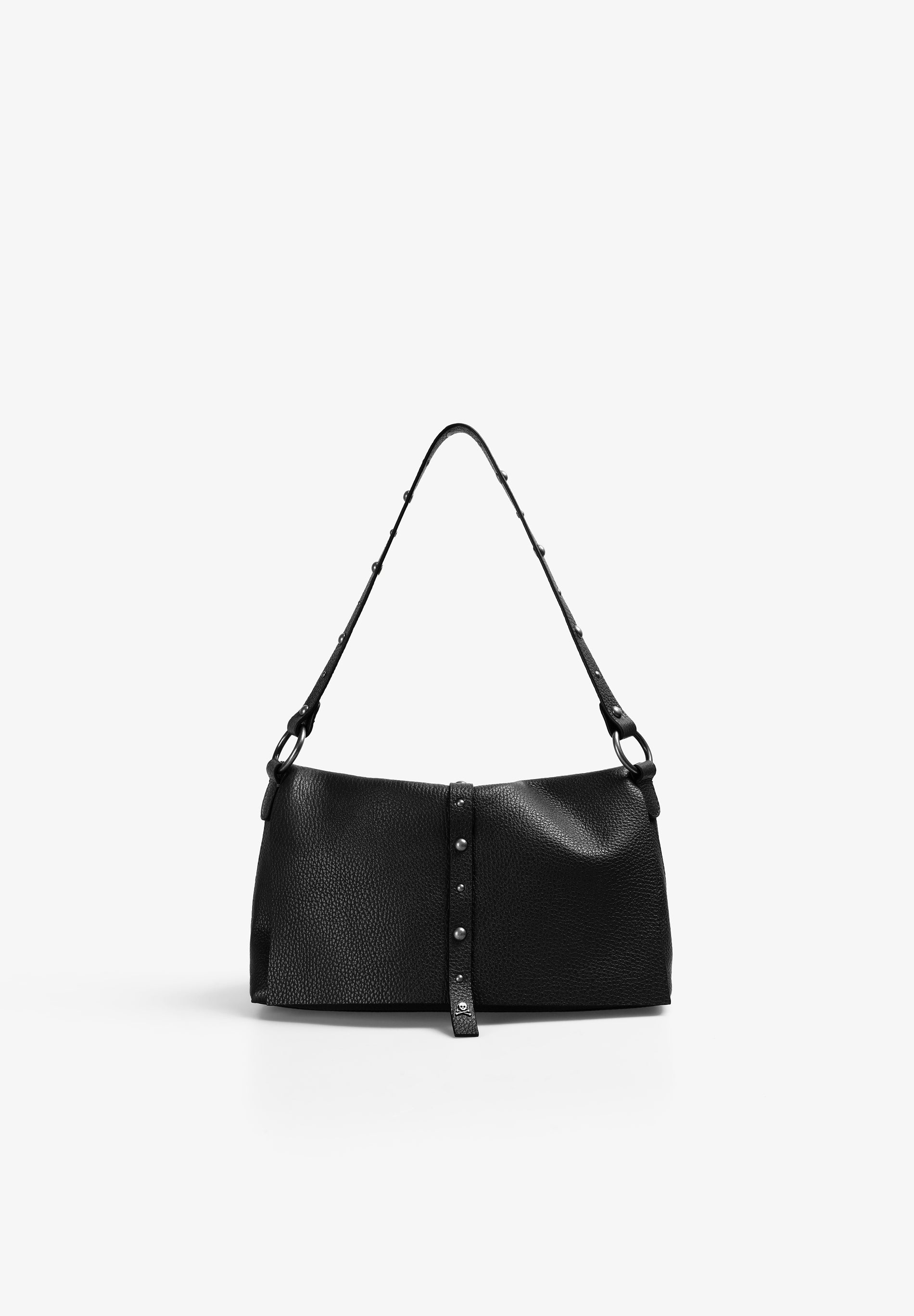 LEATHER BAG WITH STUD DETAIL