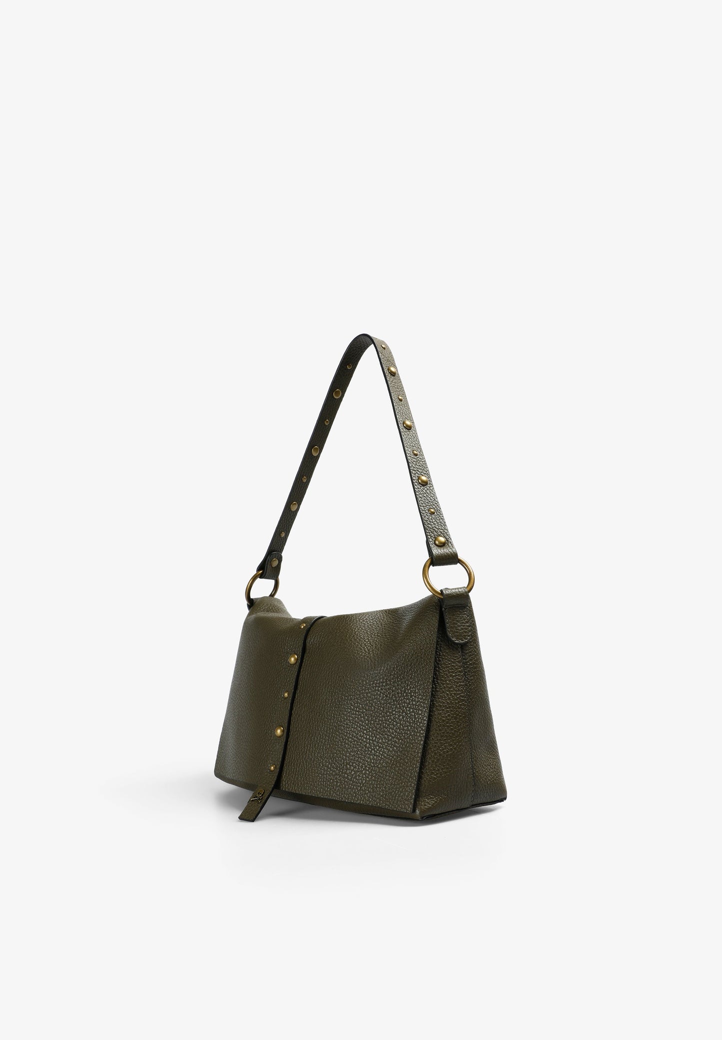 LEATHER BAG WITH STUD DETAIL