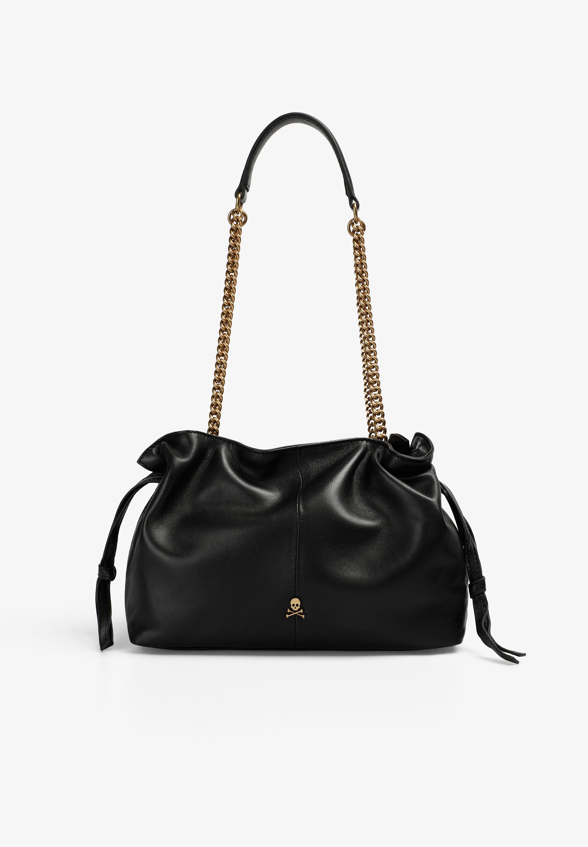LEATHER BAG WITH STRAPS