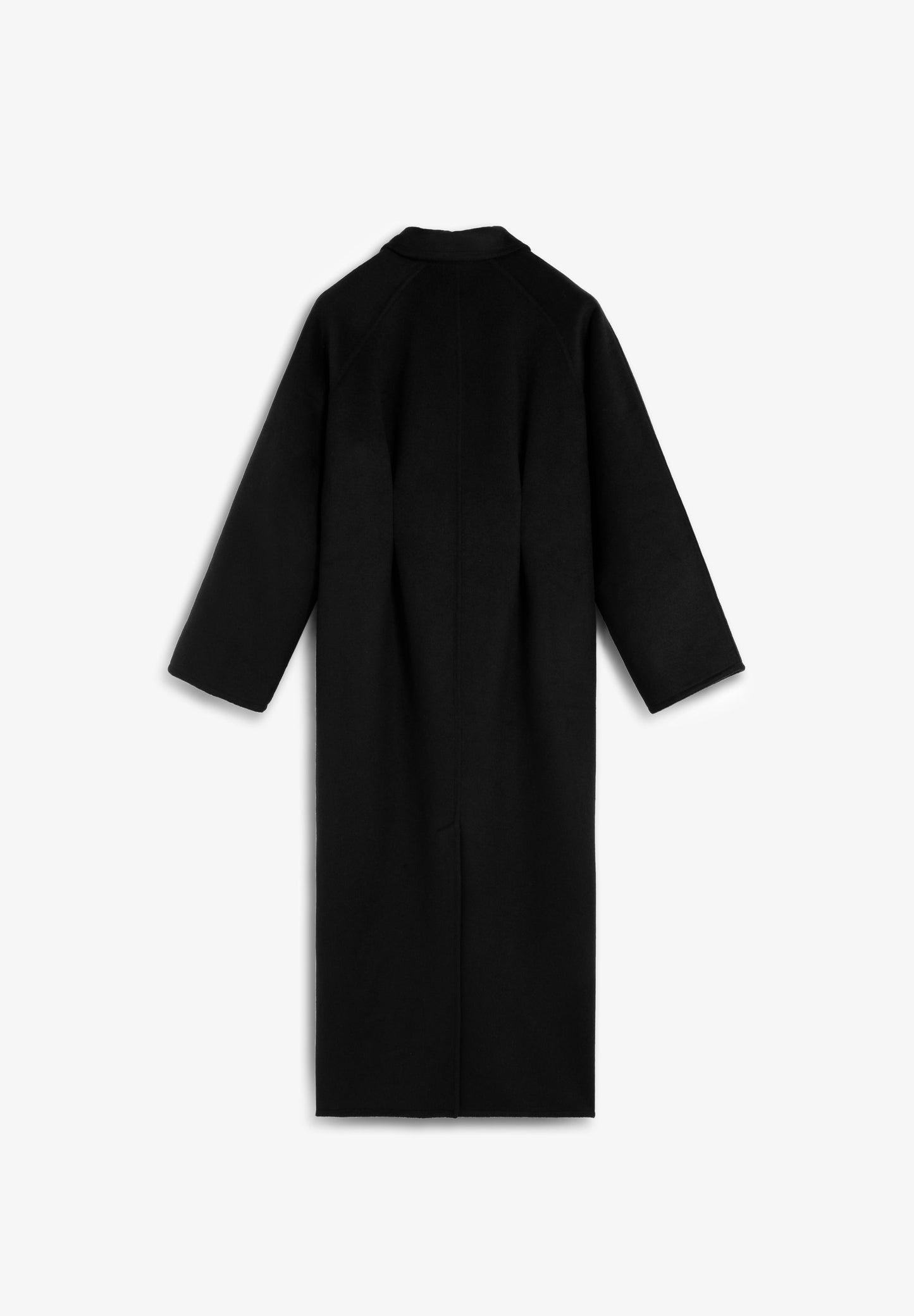 LONG COAT WITH DETACHABLE SCARF DETAIL