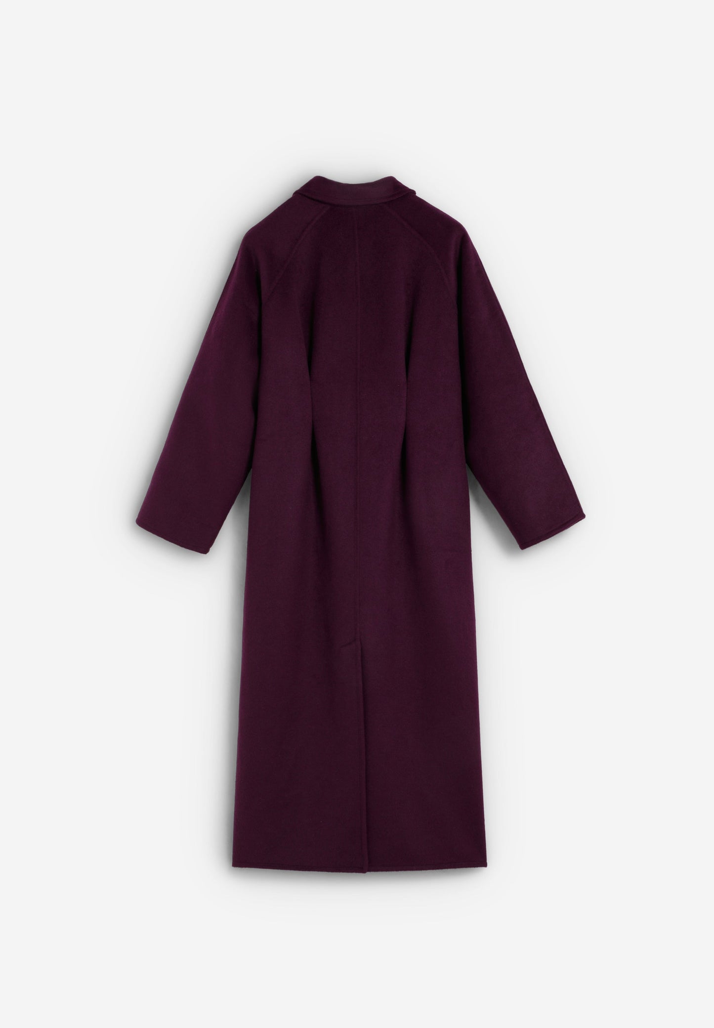 LONG COAT WITH DETACHABLE SCARF DETAIL