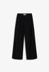 DARTED COTTON TROUSERS