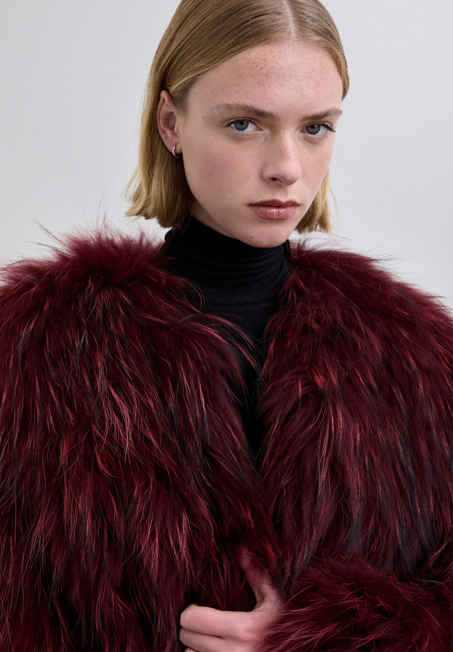 NATURAL RACOON JACKET