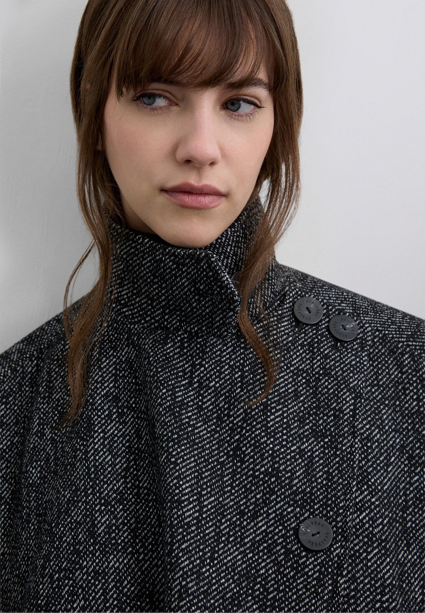 TWILL DOUBLE-BREASTED JACKET