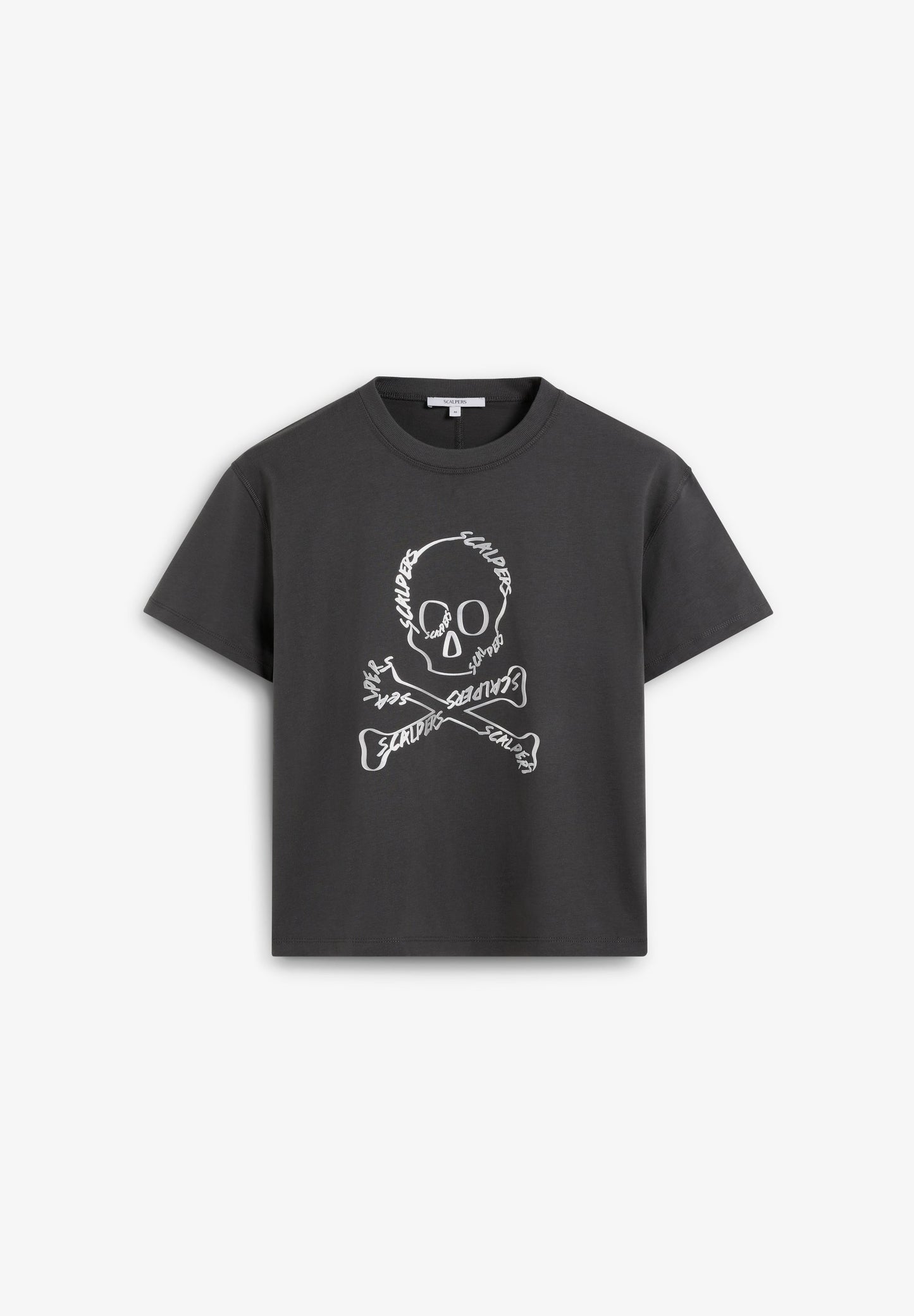 T-SHIRT WITH SKULL PRINT