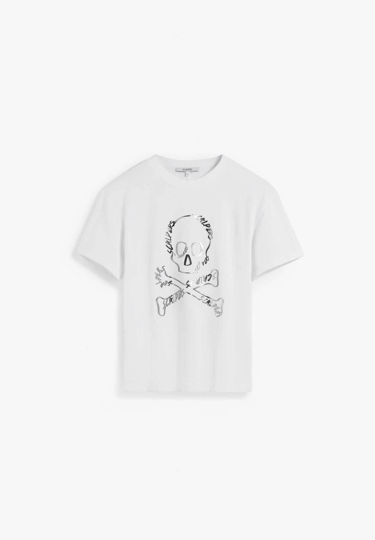 T-SHIRT WITH SKULL PRINT