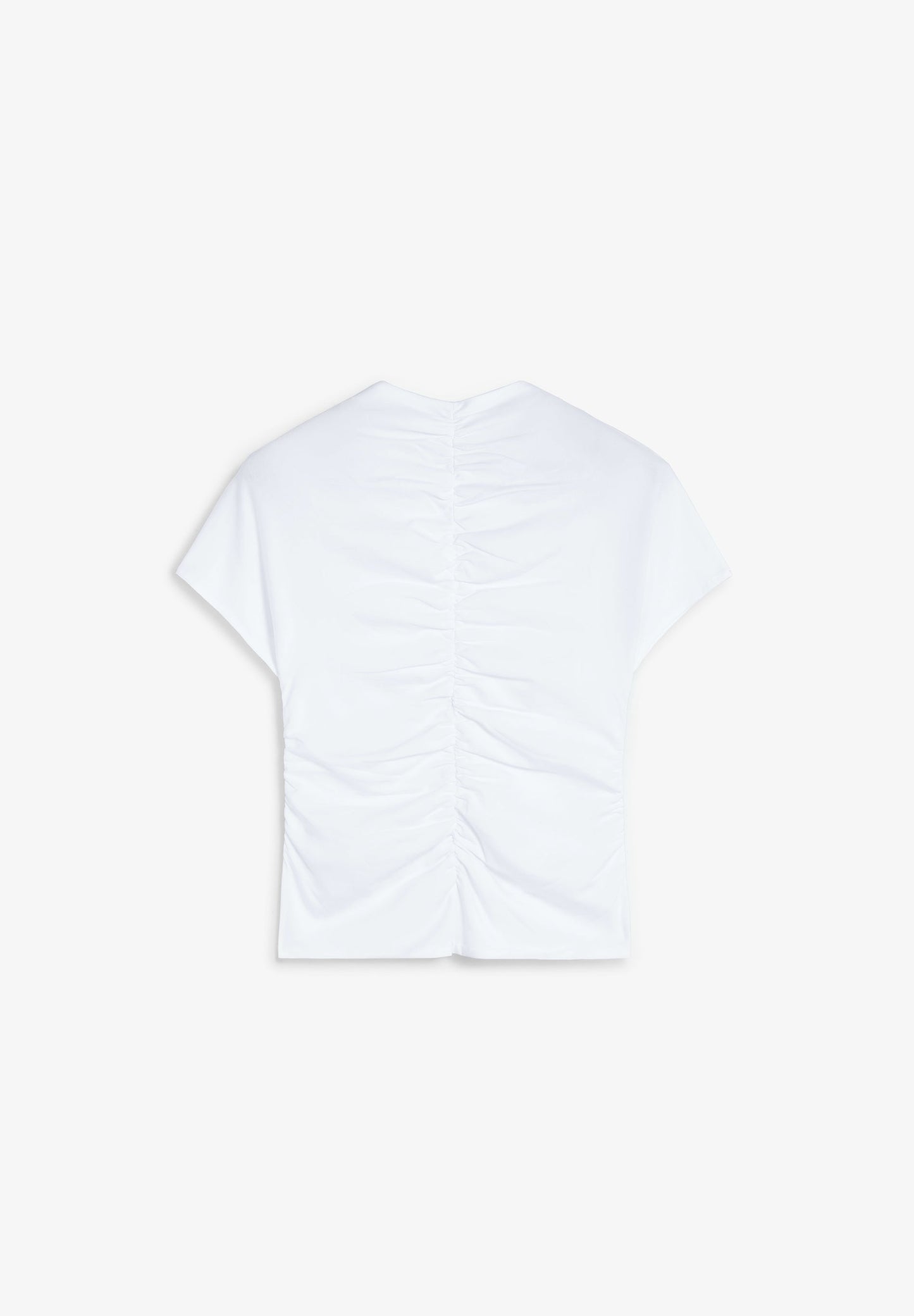 T-SHIRT WITH GATHERED DETAIL