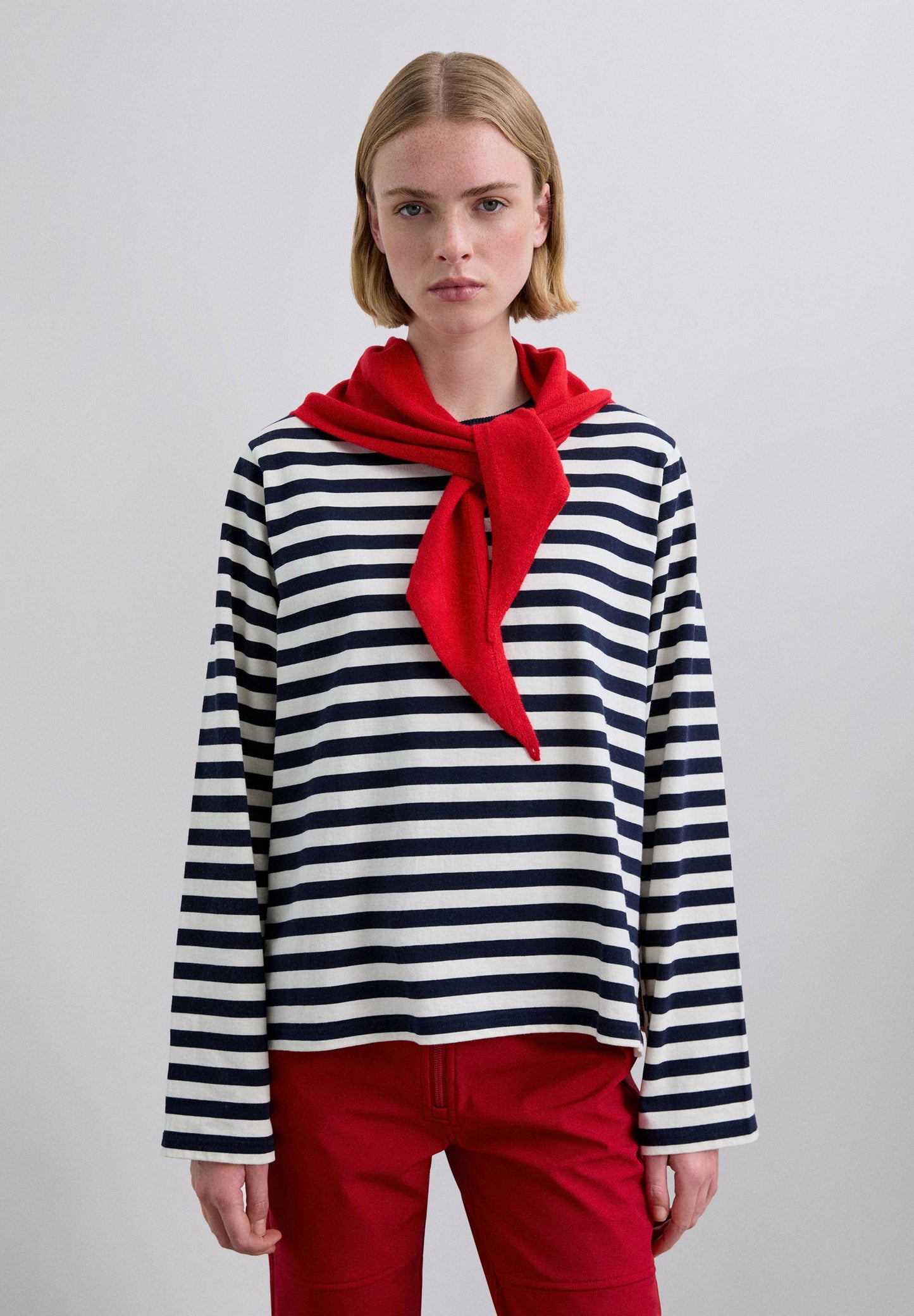 LONG SLEEVE STRIPED T-SHIRT