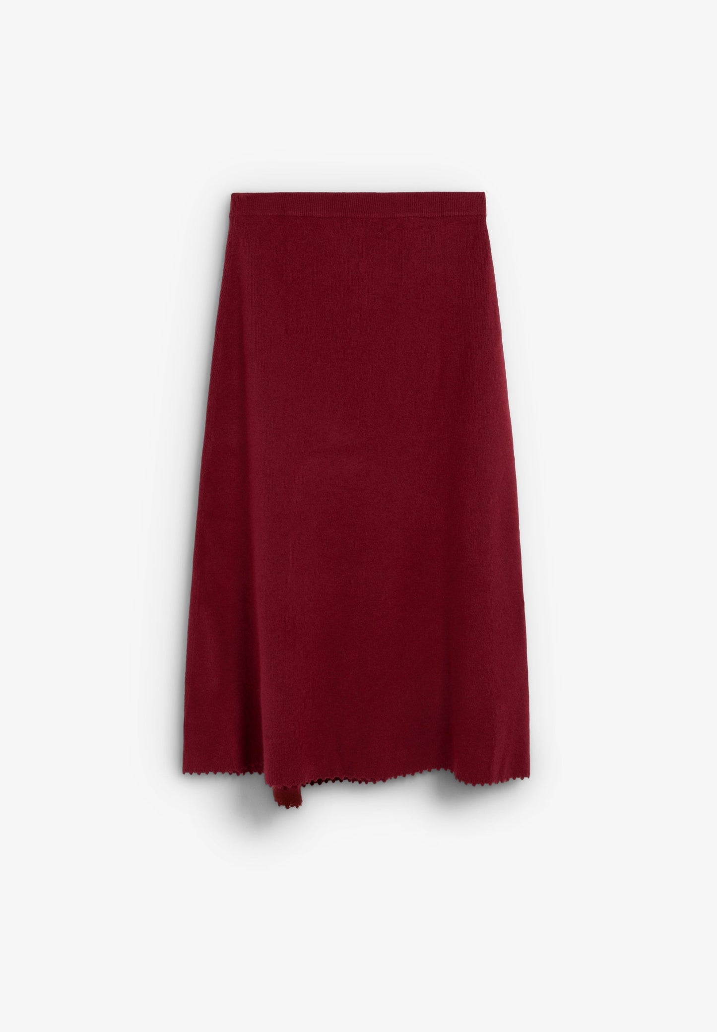 SPECIAL FINISH ASYMMETRIC SKIRT