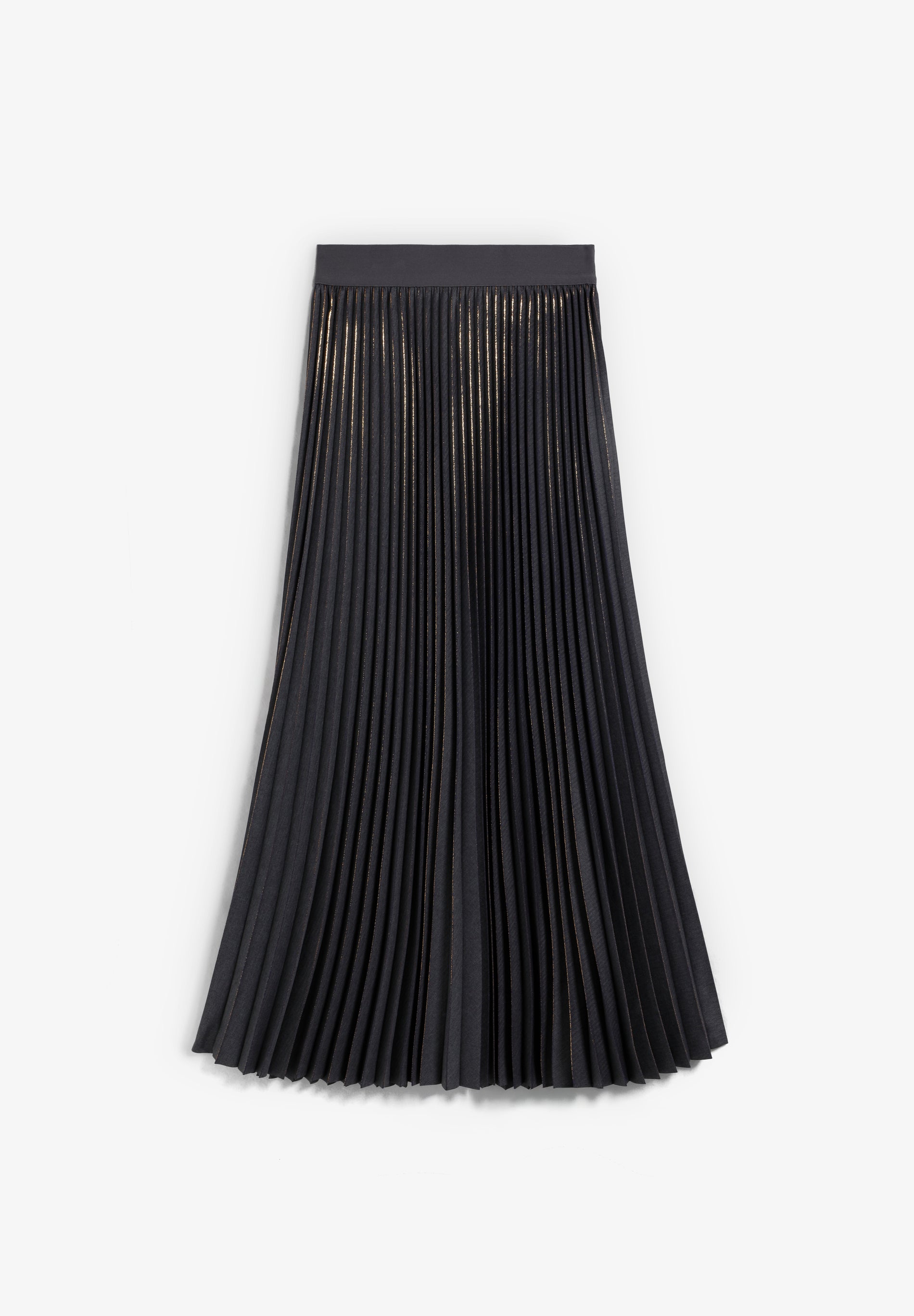 PLEATED SKIRT WITH LUREX DETAILS