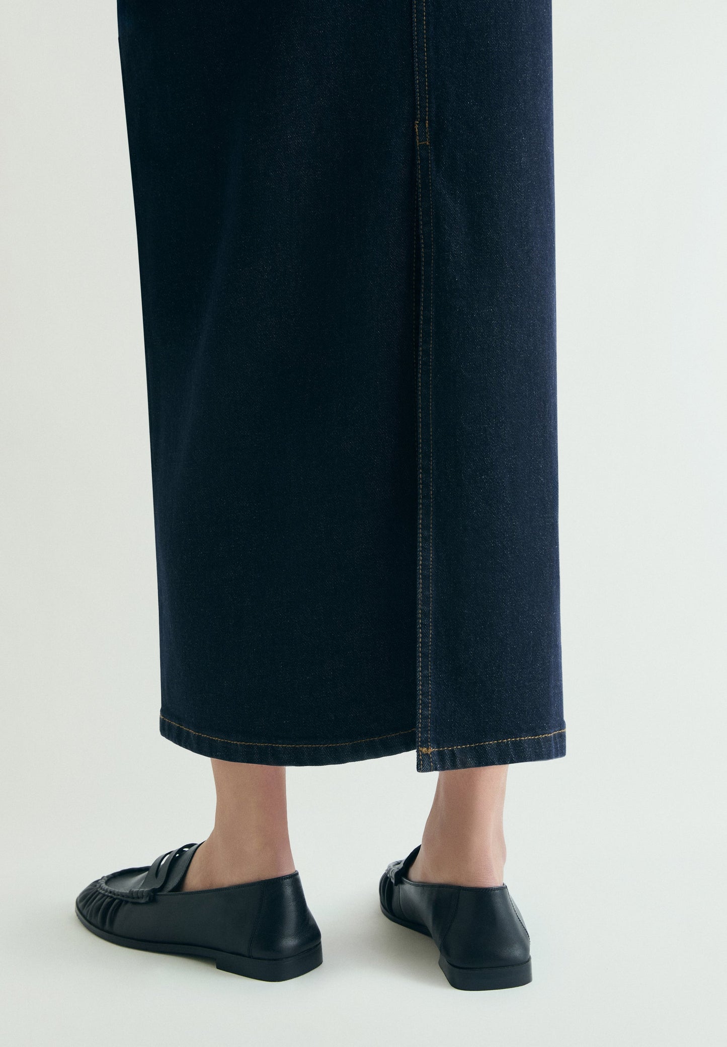 DENIM MIDI SKIRT