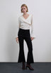 SMART TROUSERS WITH FRINGING