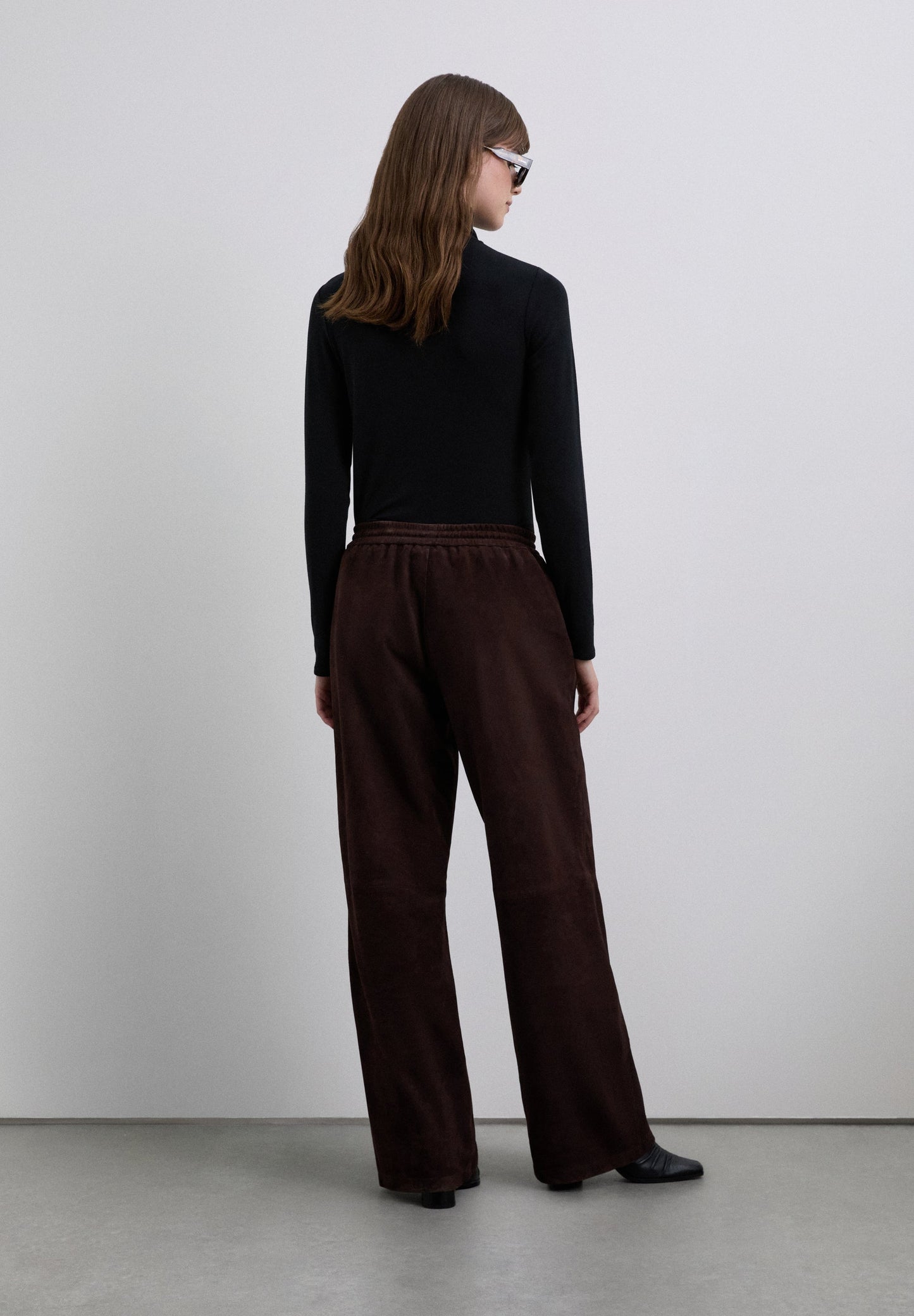 SUEDE TROUSERS