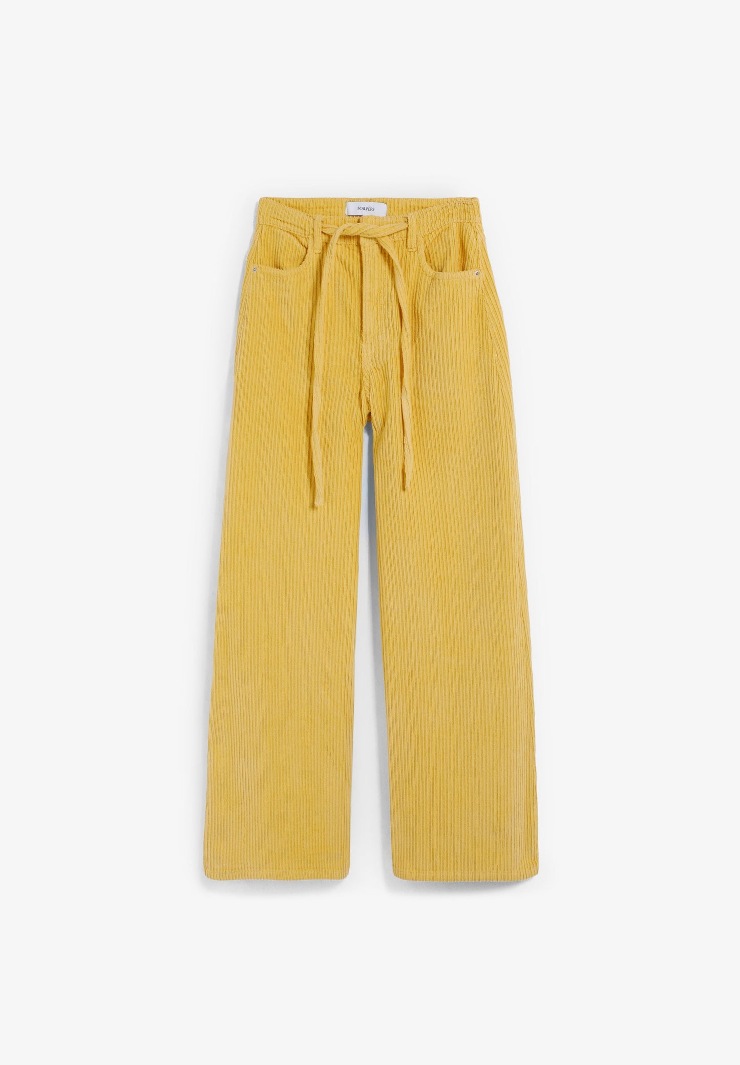 CORDUROY DRAWSTRING TROUSERS.