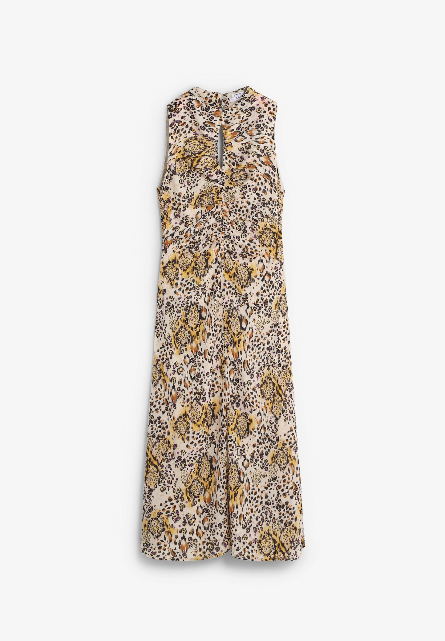 LONG ANIMAL PRINT DRESS