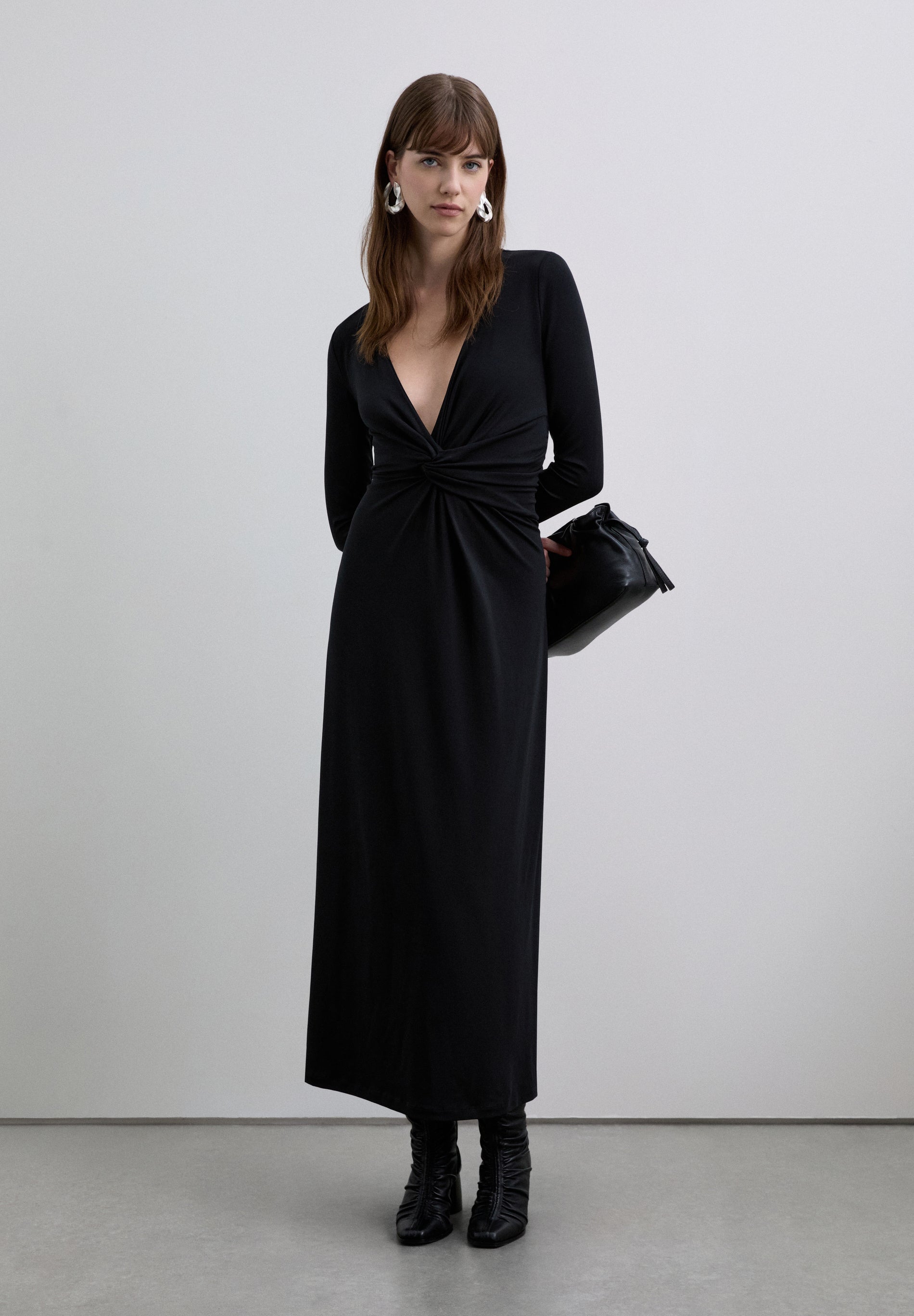 KNOT MIDI DRESS