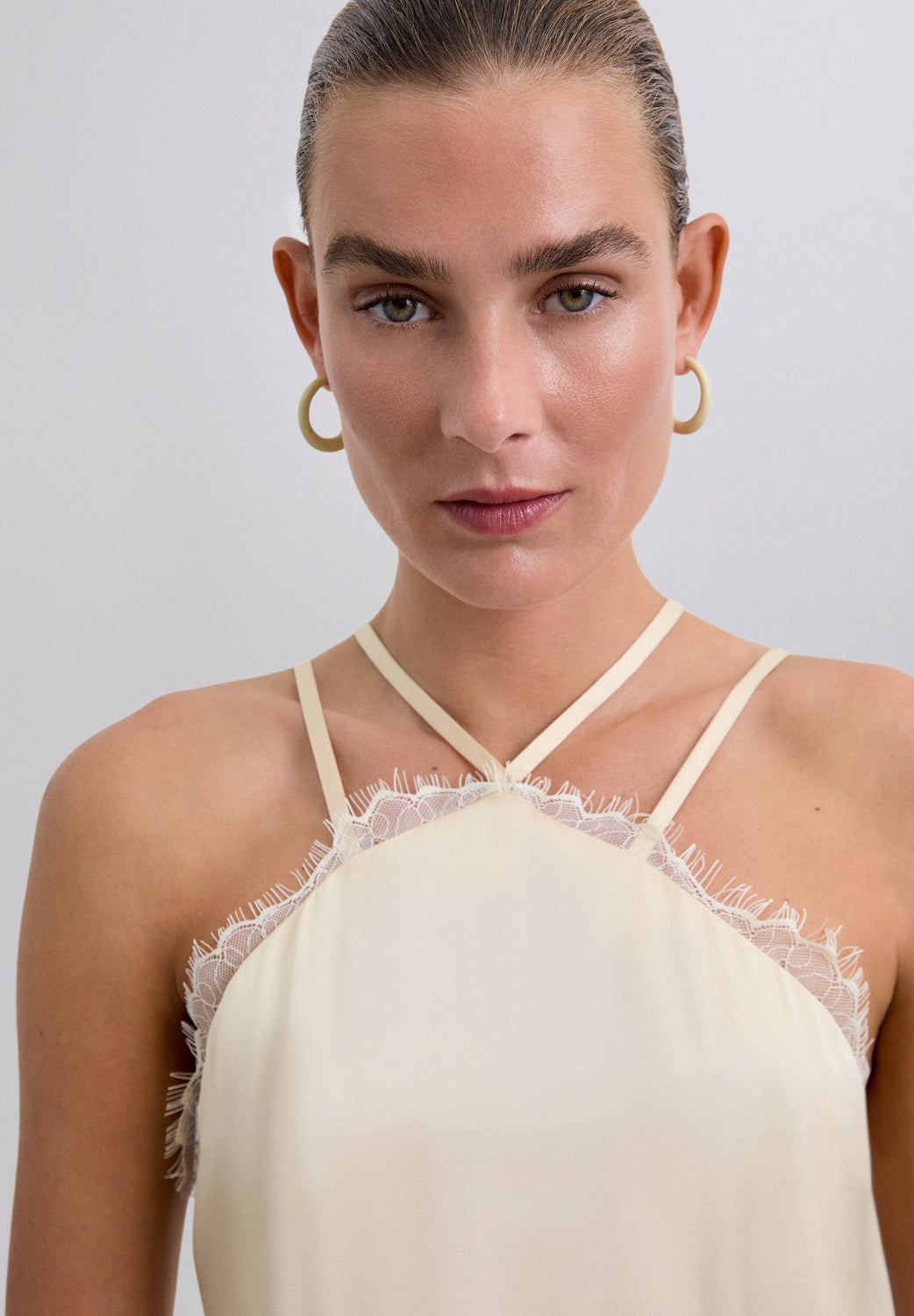 VESTIDO LENCERO SATINADO - Scalpers