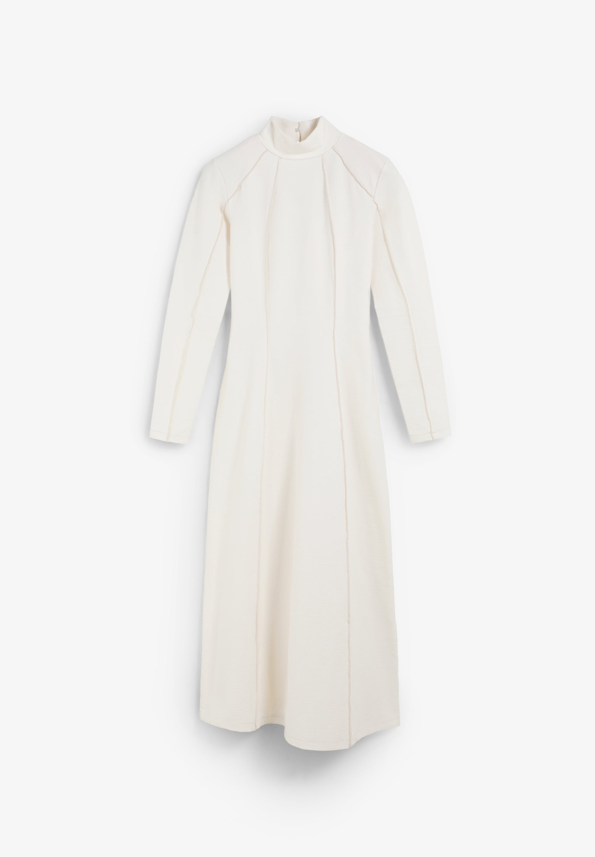 MIDI-JURK TRICOT OVERLOCK