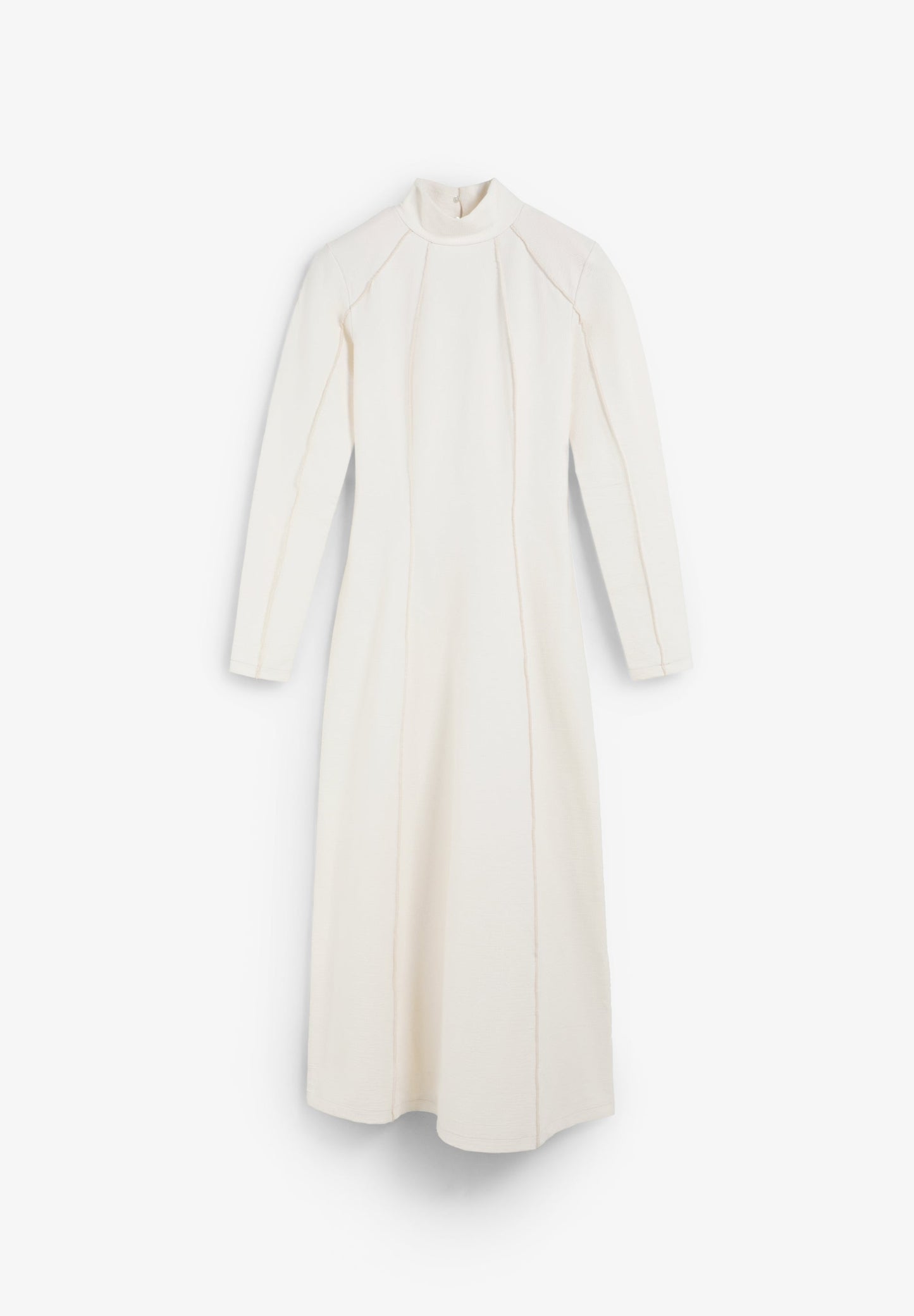 MIDI-JURK TRICOT OVERLOCK