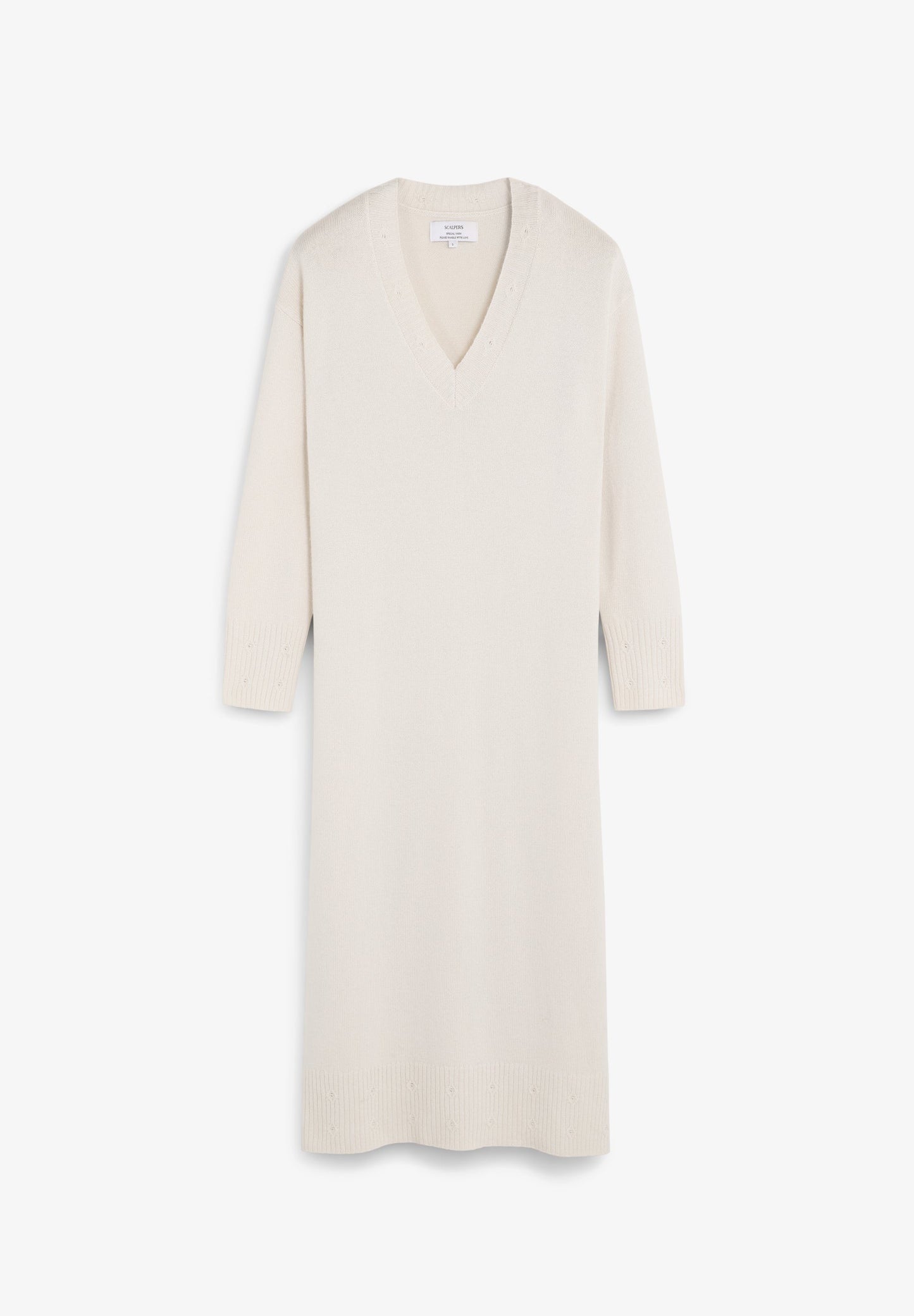 LOOSE-FIT KNIT MIDI DRESS