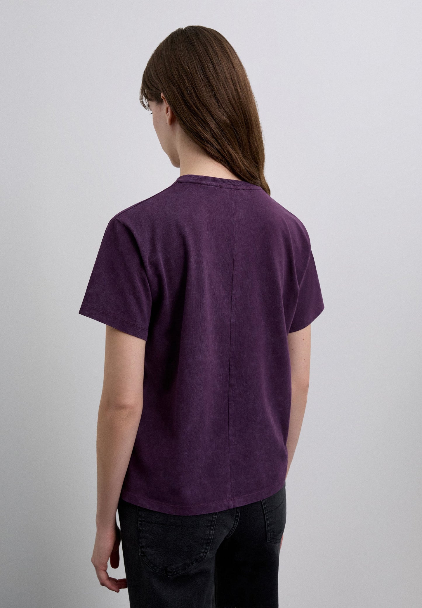 COTTON T-SHIRT WITH FRONT PRINT