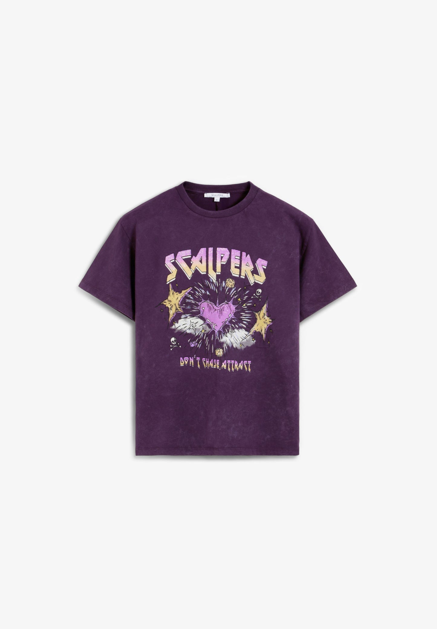 COTTON T-SHIRT WITH FRONT PRINT