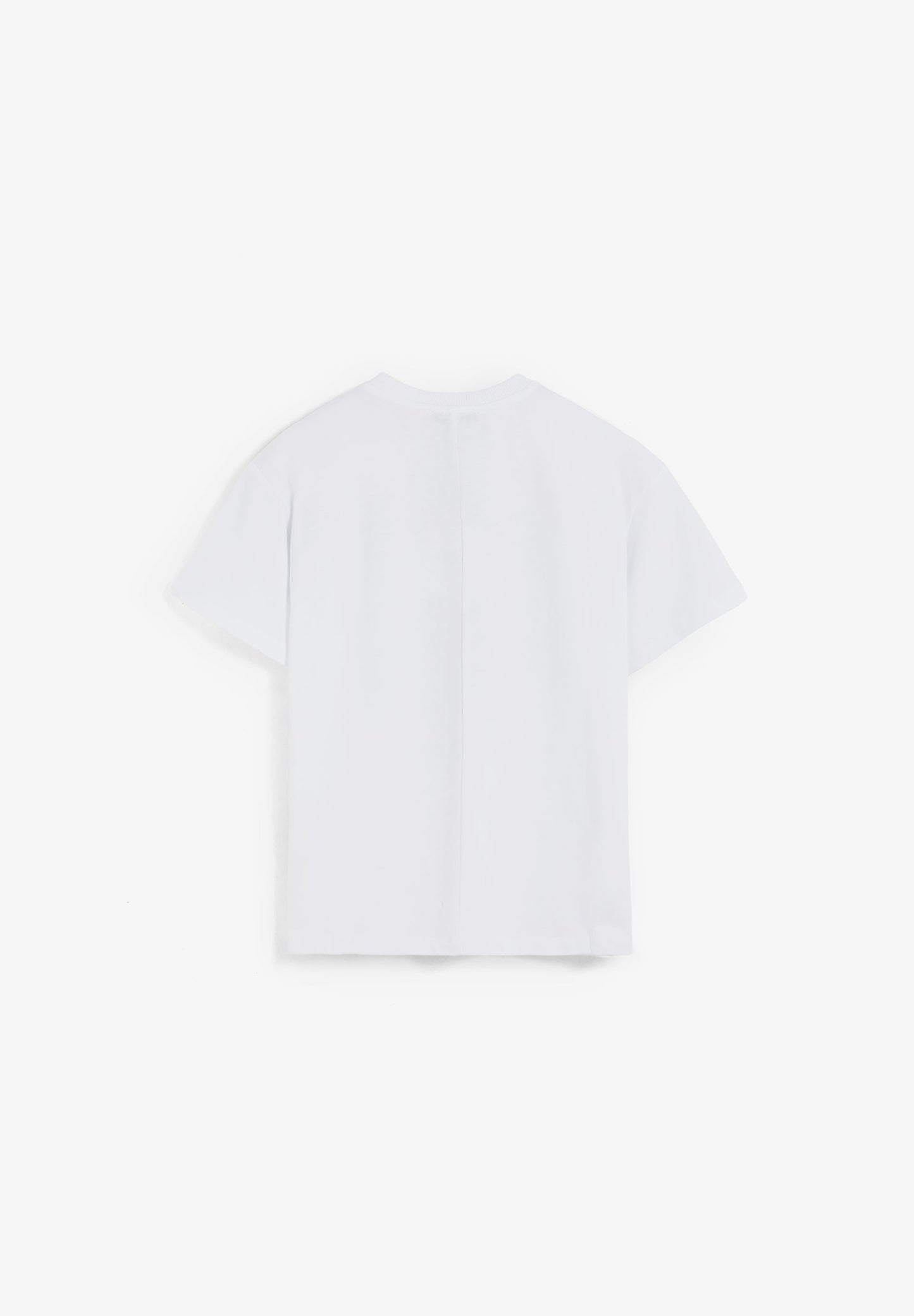 COTTON T-SHIRT WITH FRONT PRINT