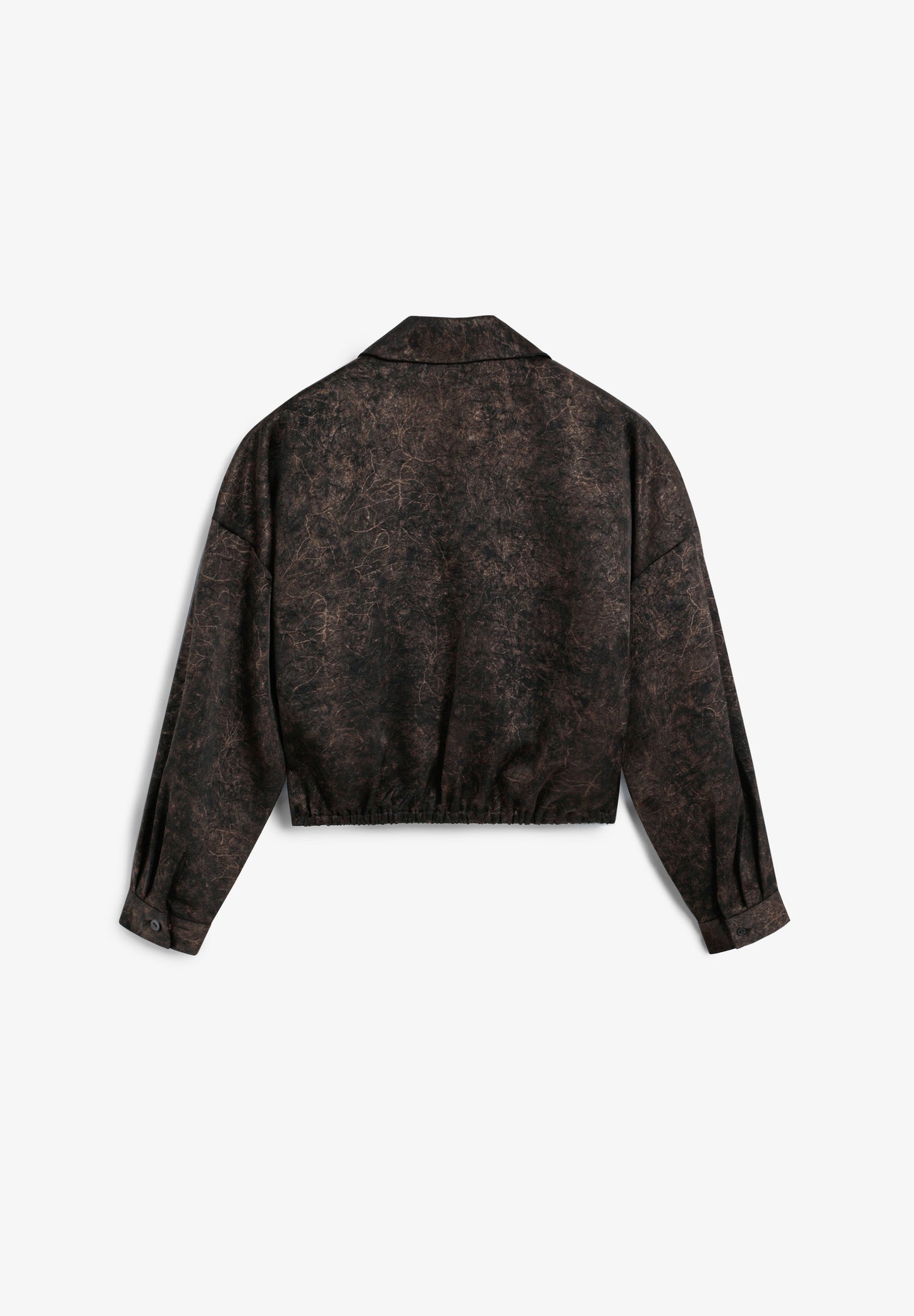 PRINTED WRAPOVER SHIRT