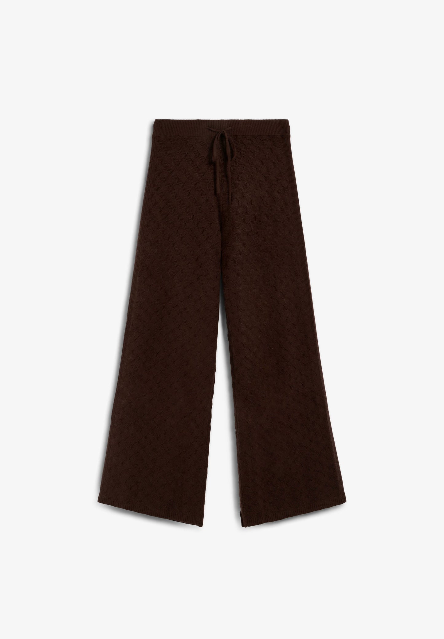 CONTRAST FULL LENGTH TROUSERS