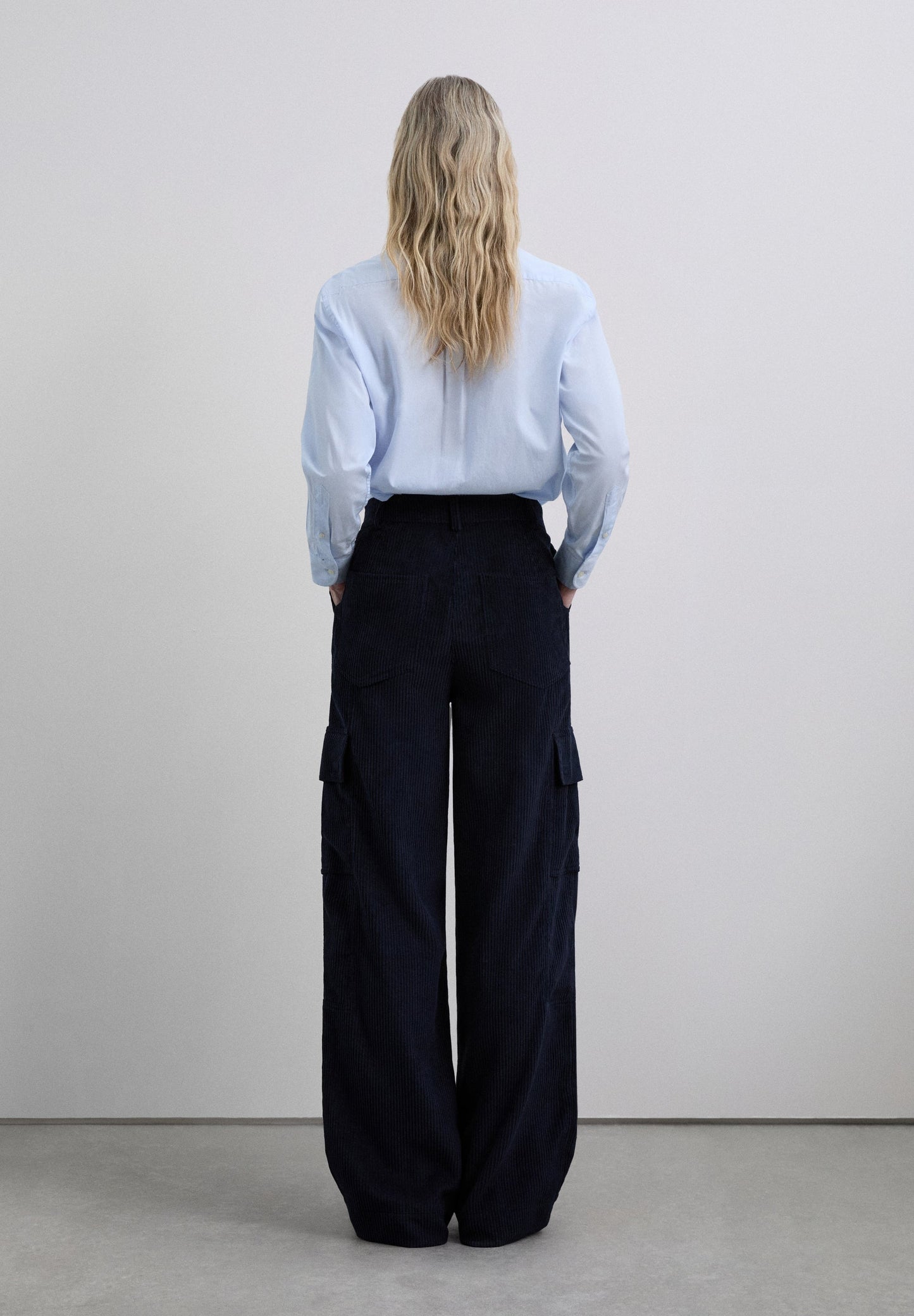 CORDUROY CARGO TROUSERS