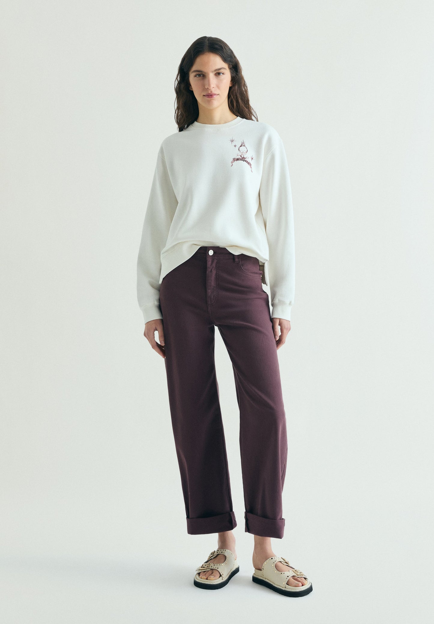 PRINTED SKULL HOODIE