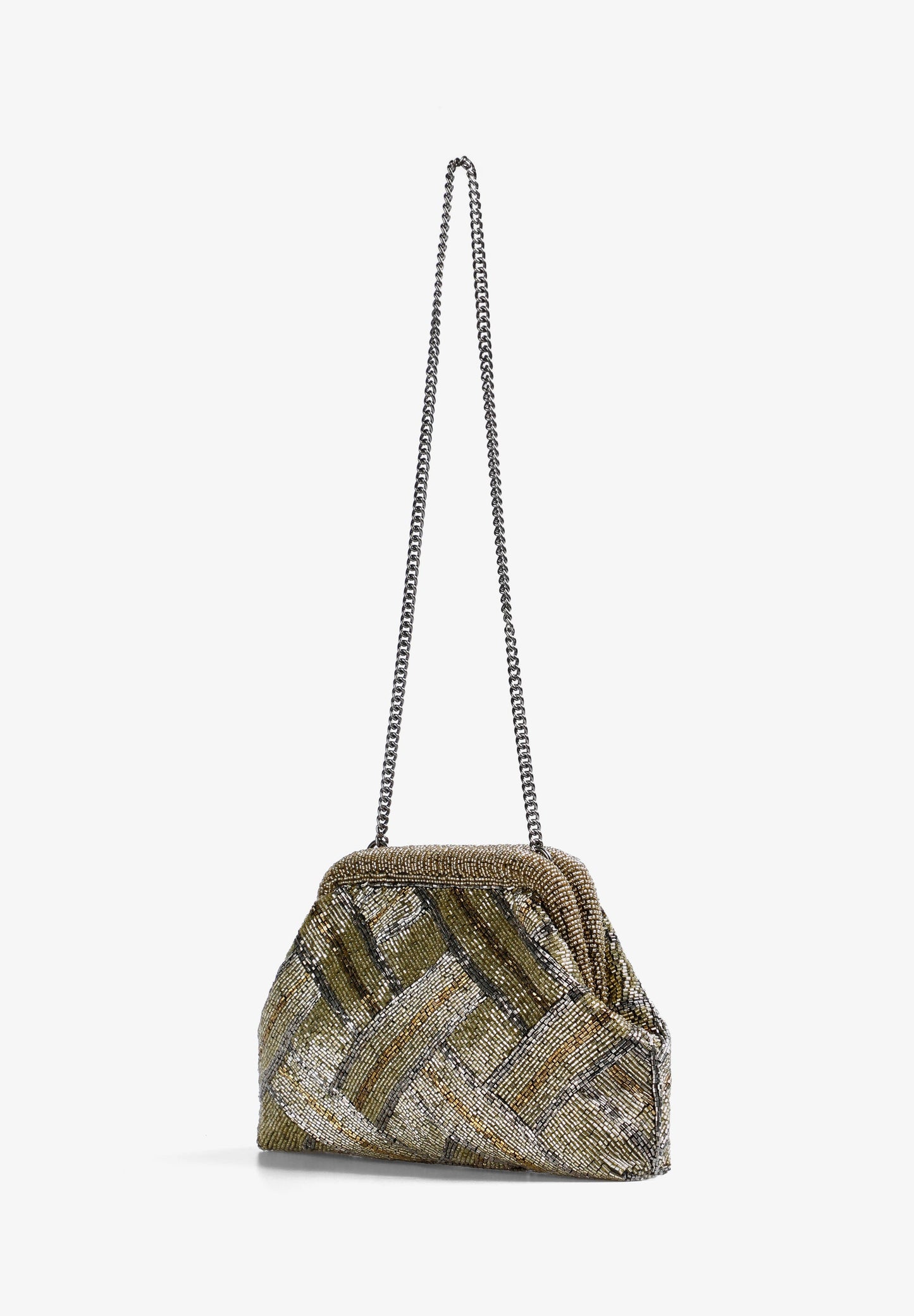 CLUTCH BAG WITH BEAD DETAIL