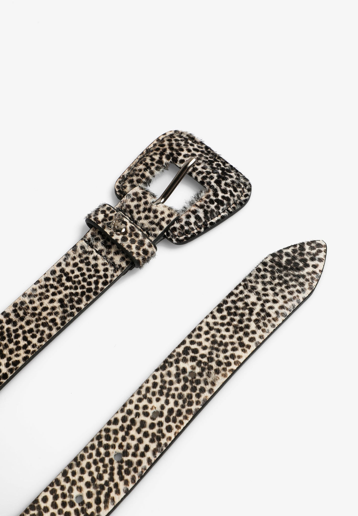 ANIMAL PRINT LEATHER BELT