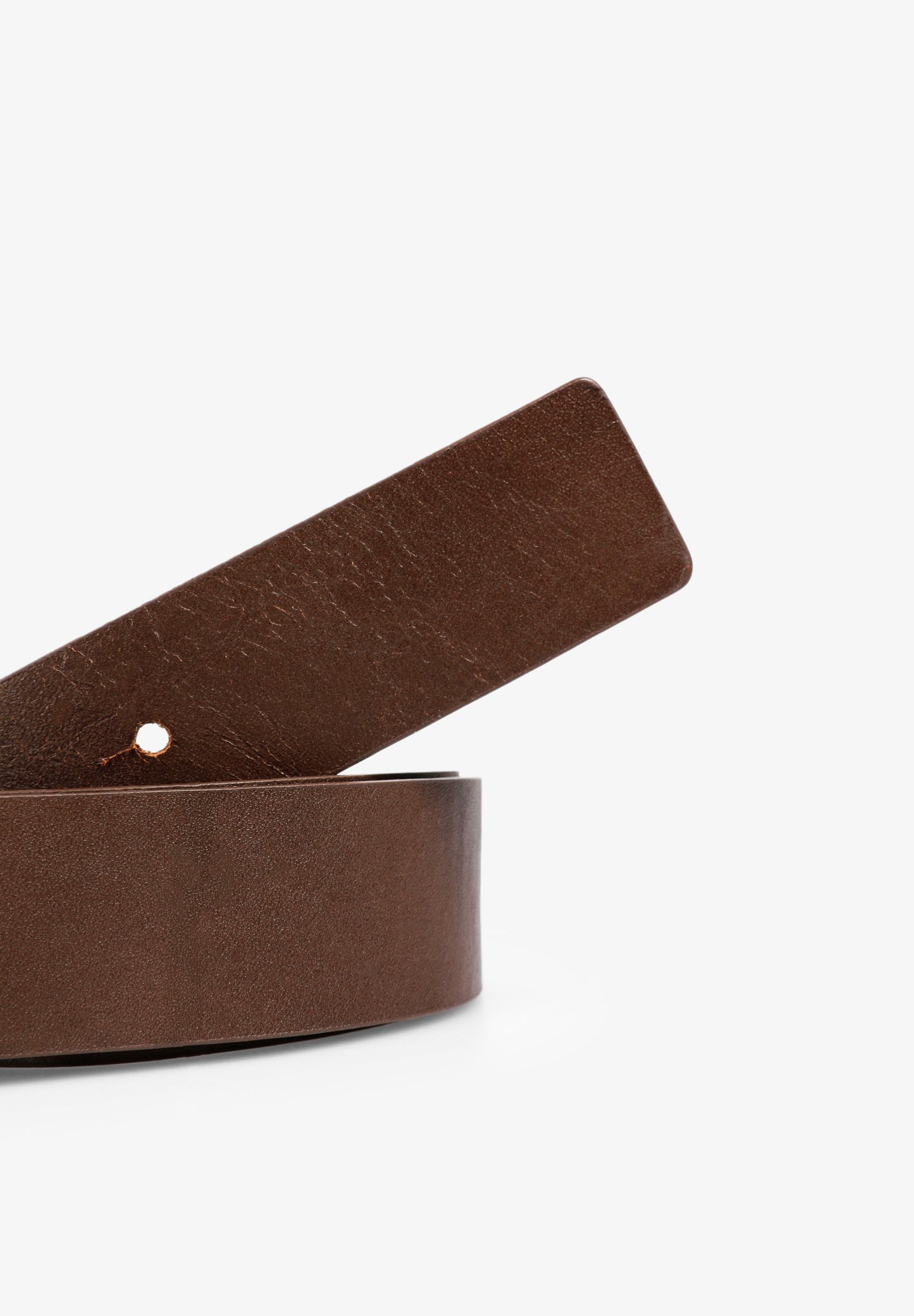 REVERSIBLE LEATHER BELT WITH SKULL