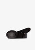 LEATHER BELT WITH OVAL BUCKLE