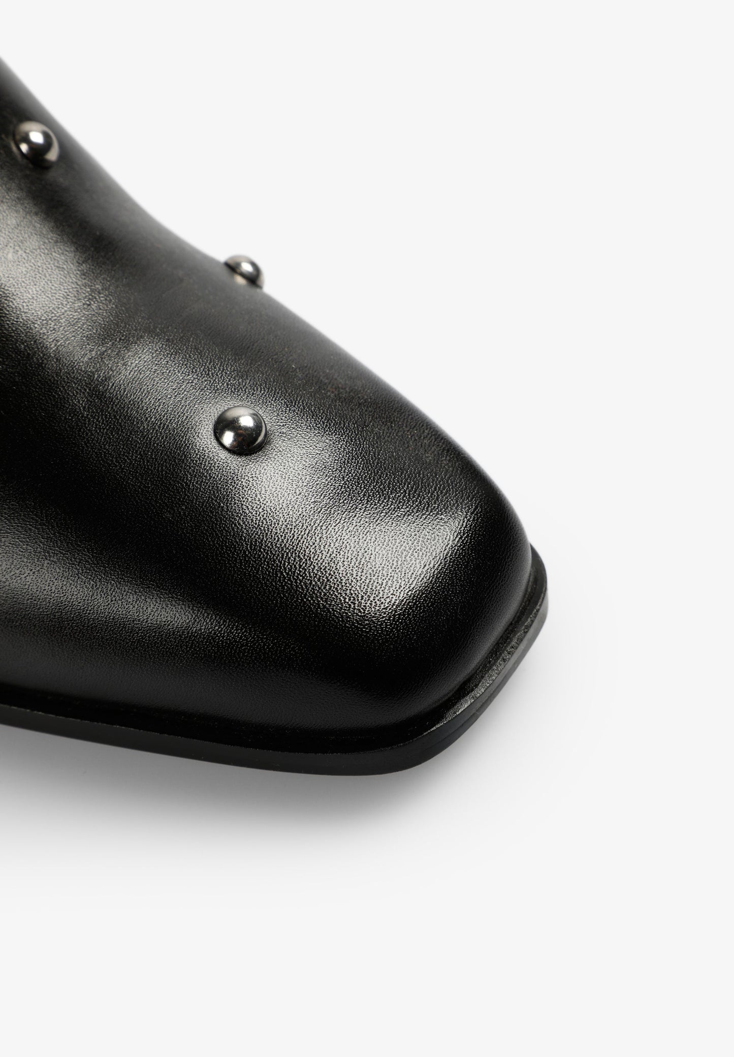 HEELED ANKLE BOOTS WITH STUDS