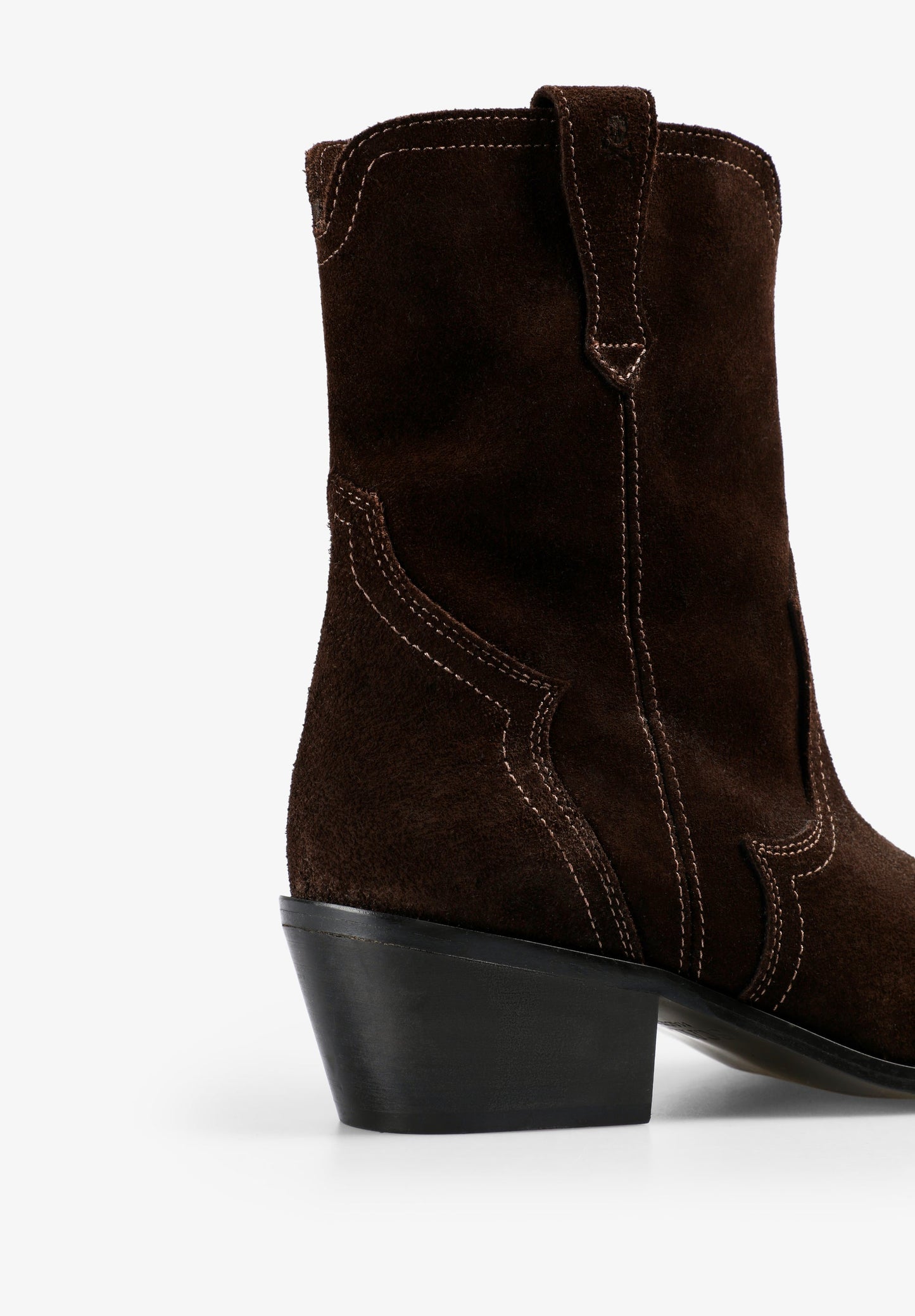 LEATHER ANKLE COWBOY BOOTS