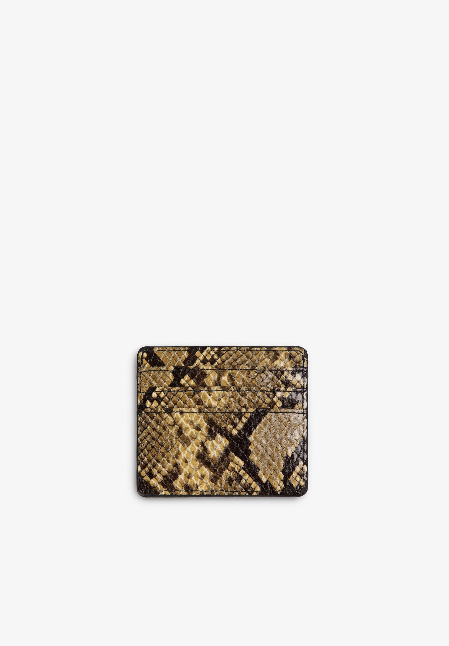 ANIMAL PRINT LEATHER CARD HOLDER
