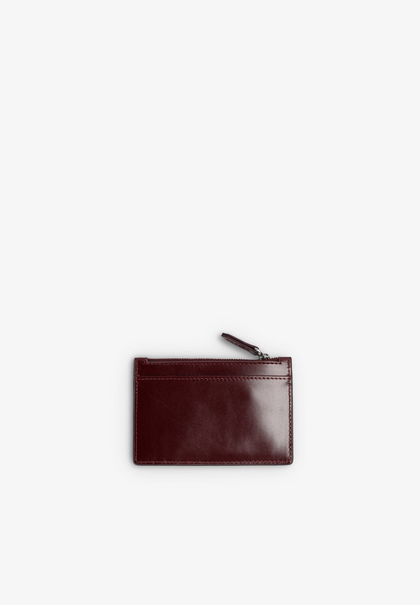 LEATHER CARD HOLDER WITH ZIP