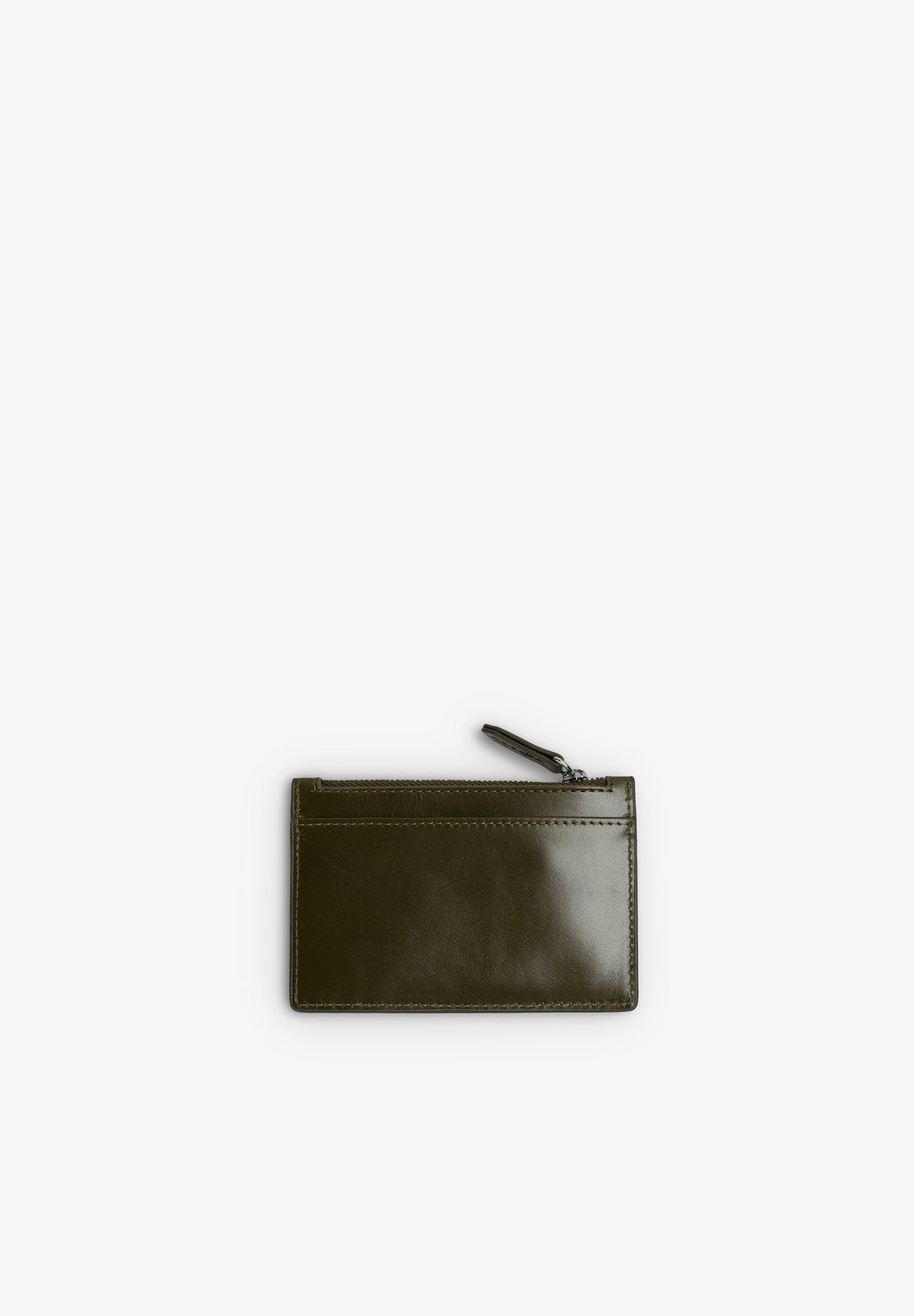 LEATHER CARD HOLDER WITH ZIP
