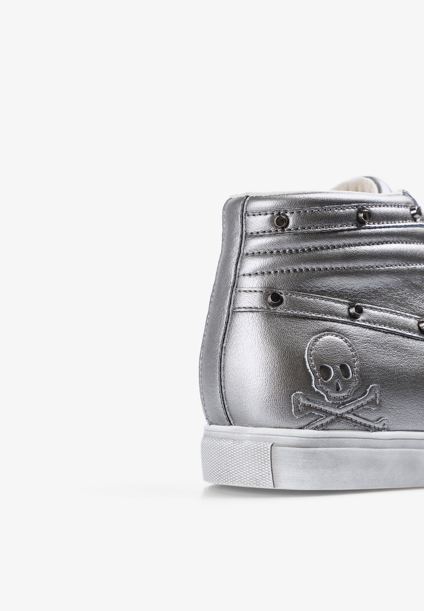 SNEAKERS ALTAS PIEL CALAVERA - Scalpers