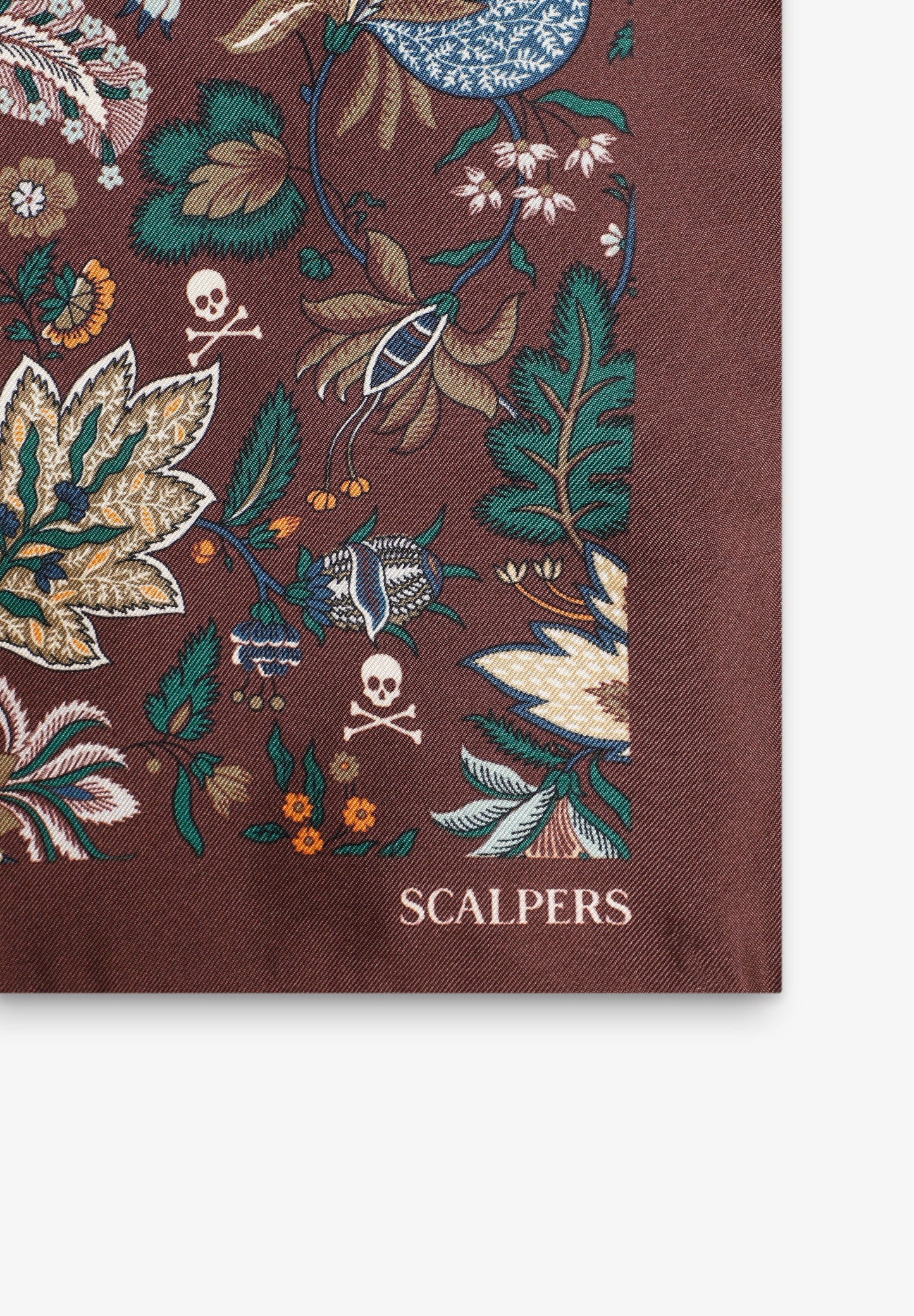 SILK FLORAL PRINT POCKET SQUARE