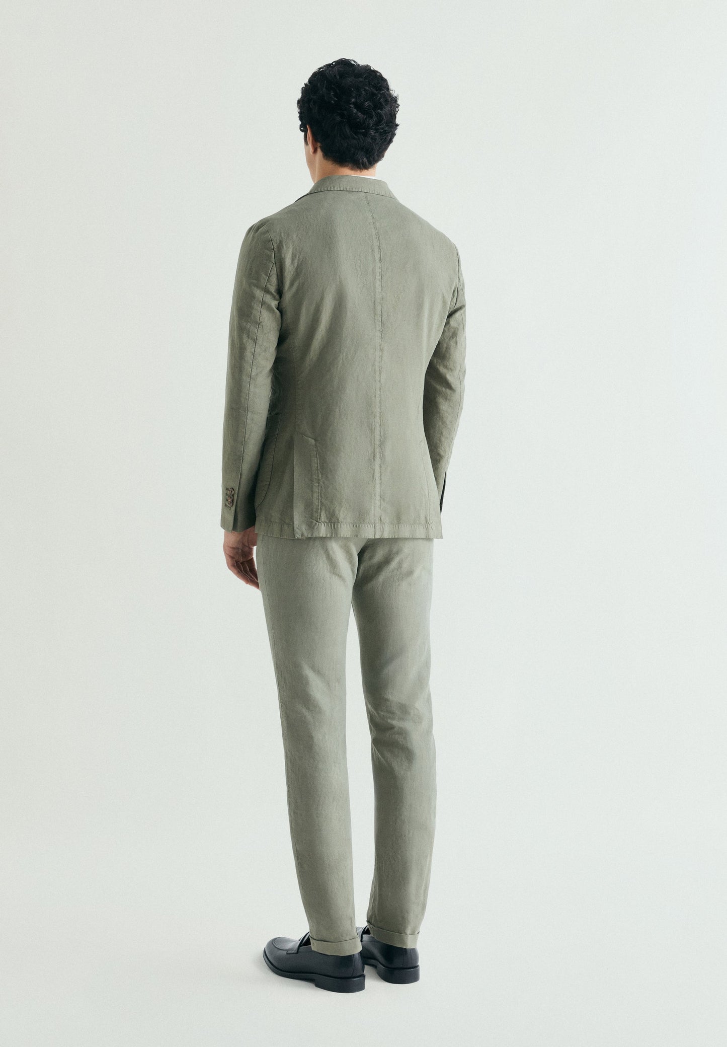 LINEN SUIT TROUSERS
