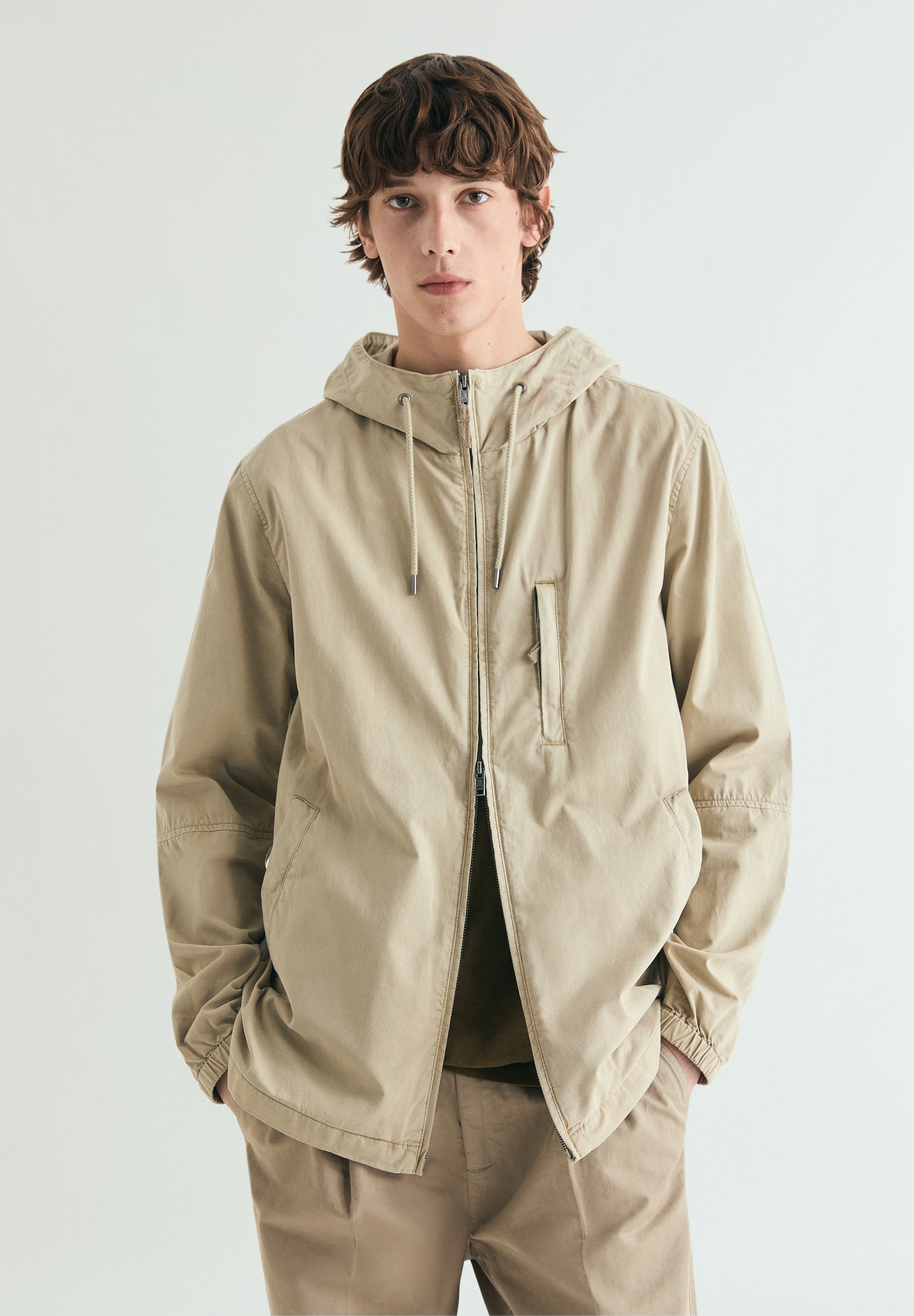 HOODED JACKET WITH MATCHING SKULL